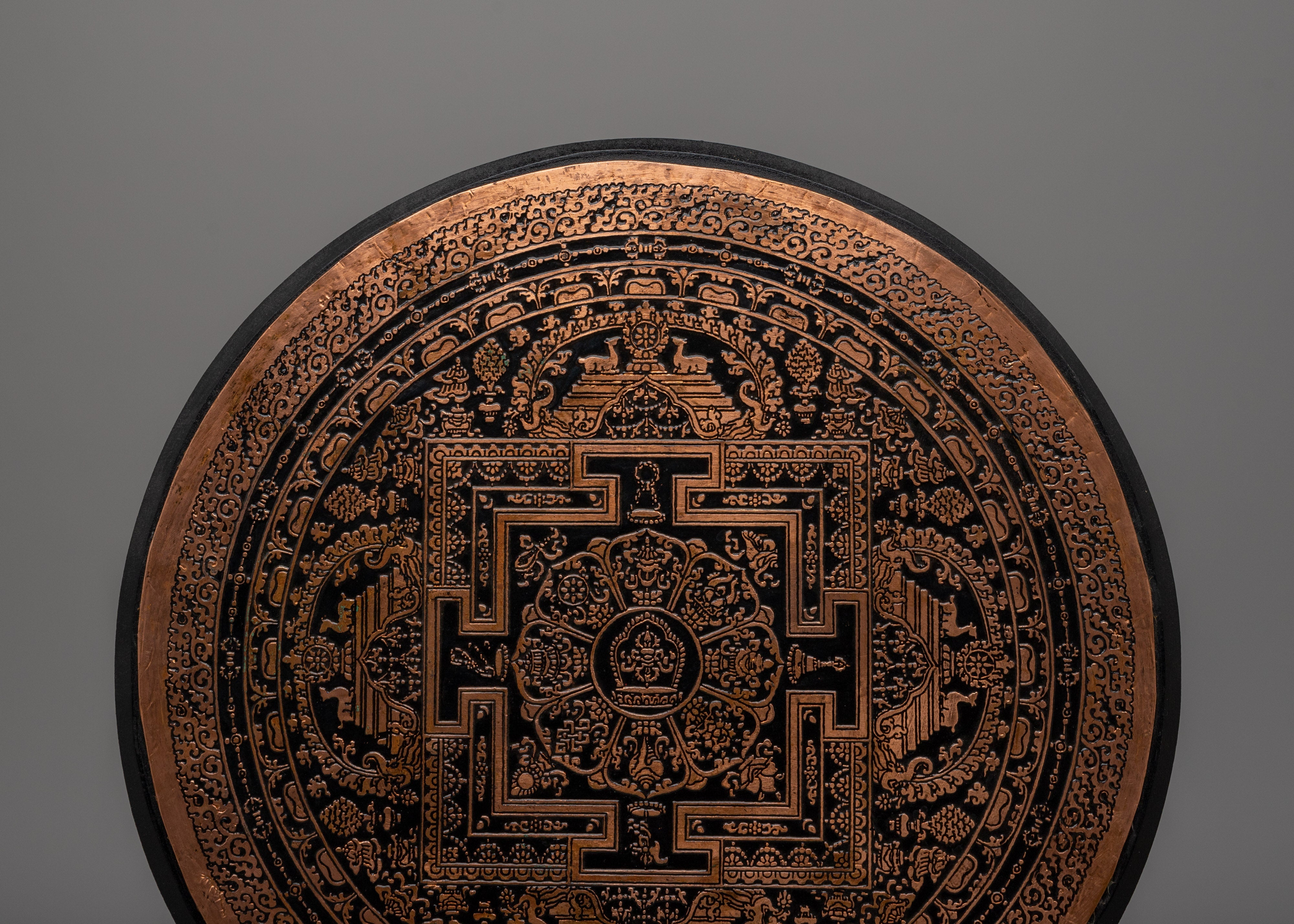 Copper Mandala Wall Decor | Spiritual Art for Sacred Décor