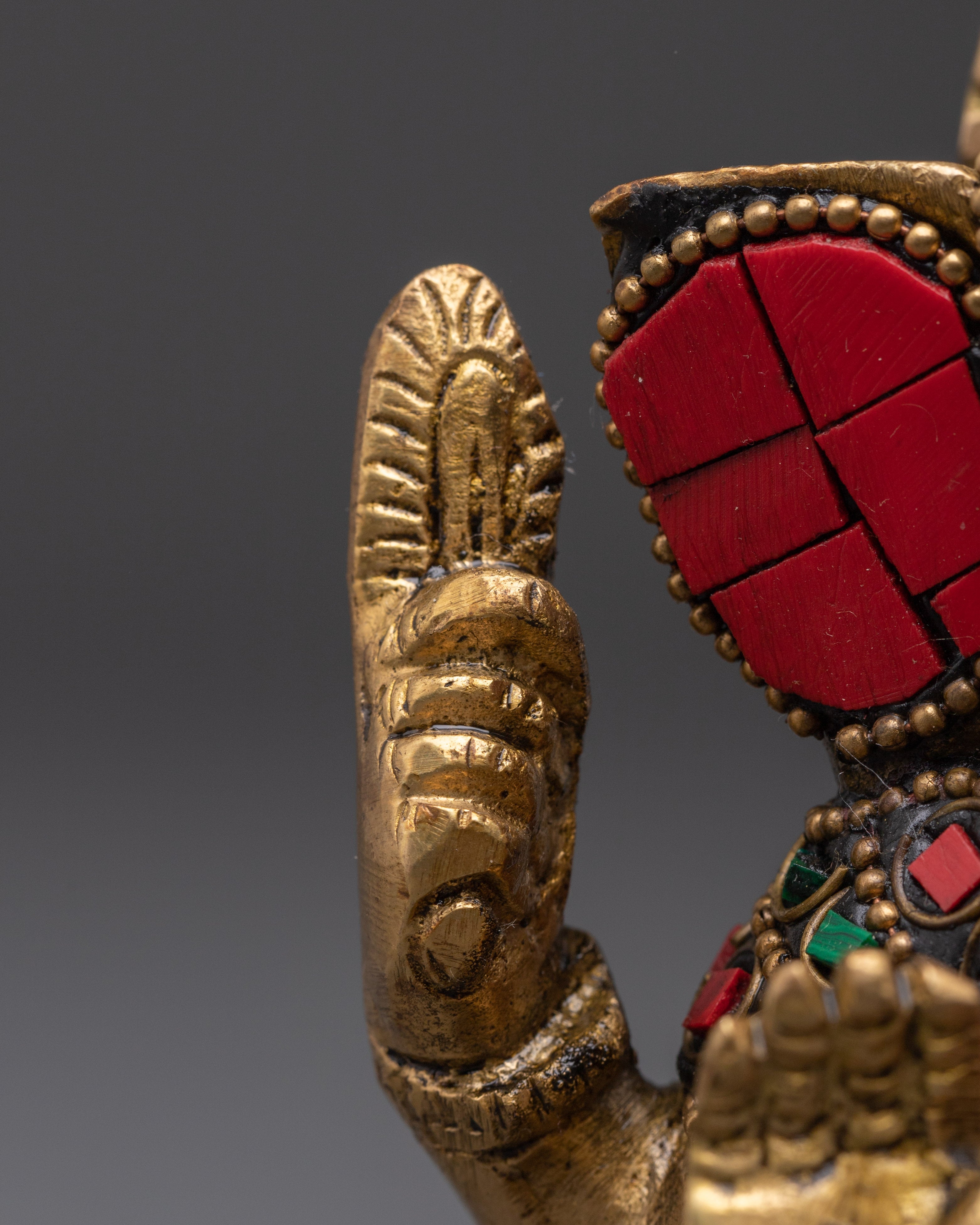 Hindu God Ganesha Statue | Handcrafted Ganesha Idol for Meditation & Blessings