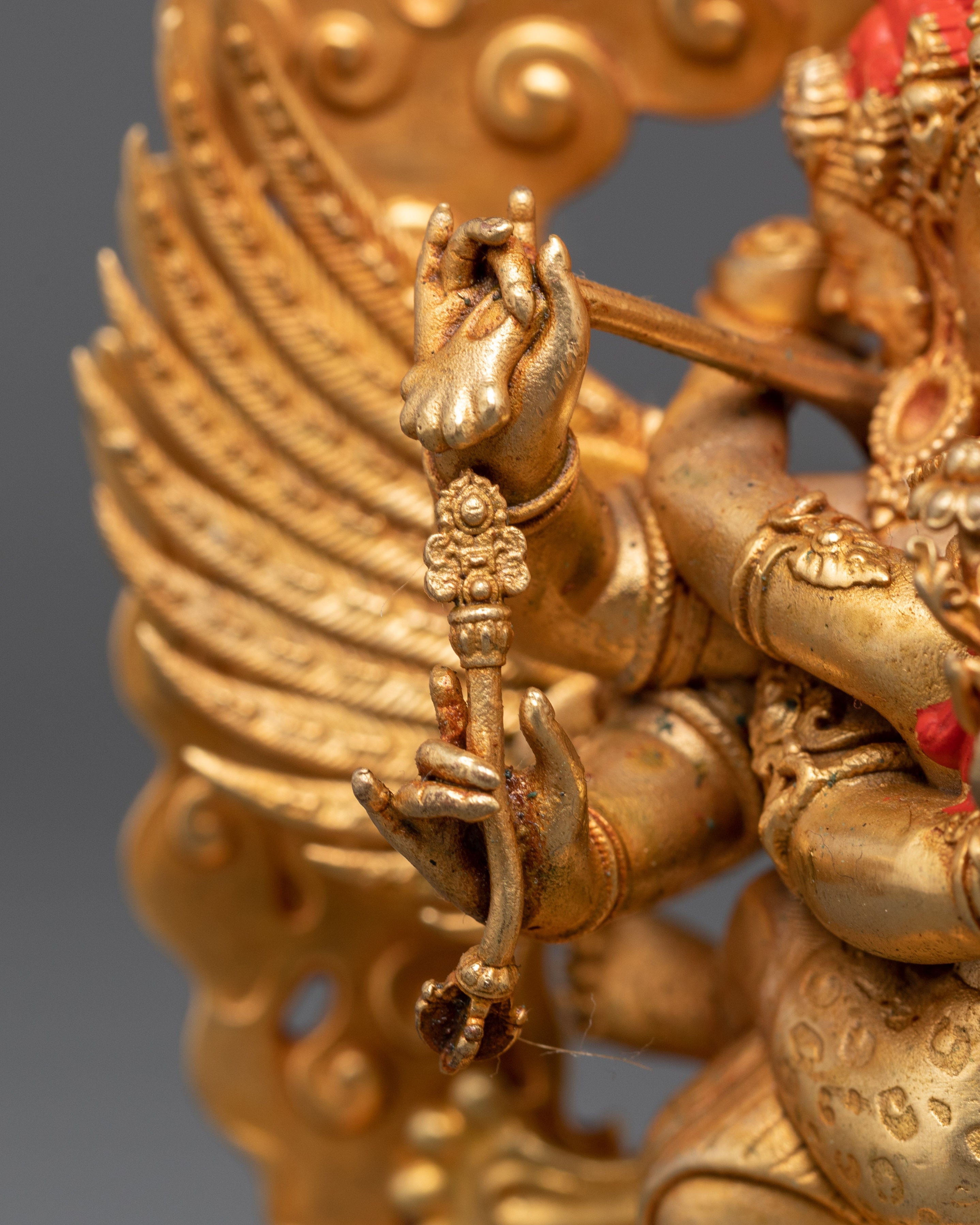 Buddhist Protector Hayagriva with Consort Statue | Fierce Manifestation of Compassion