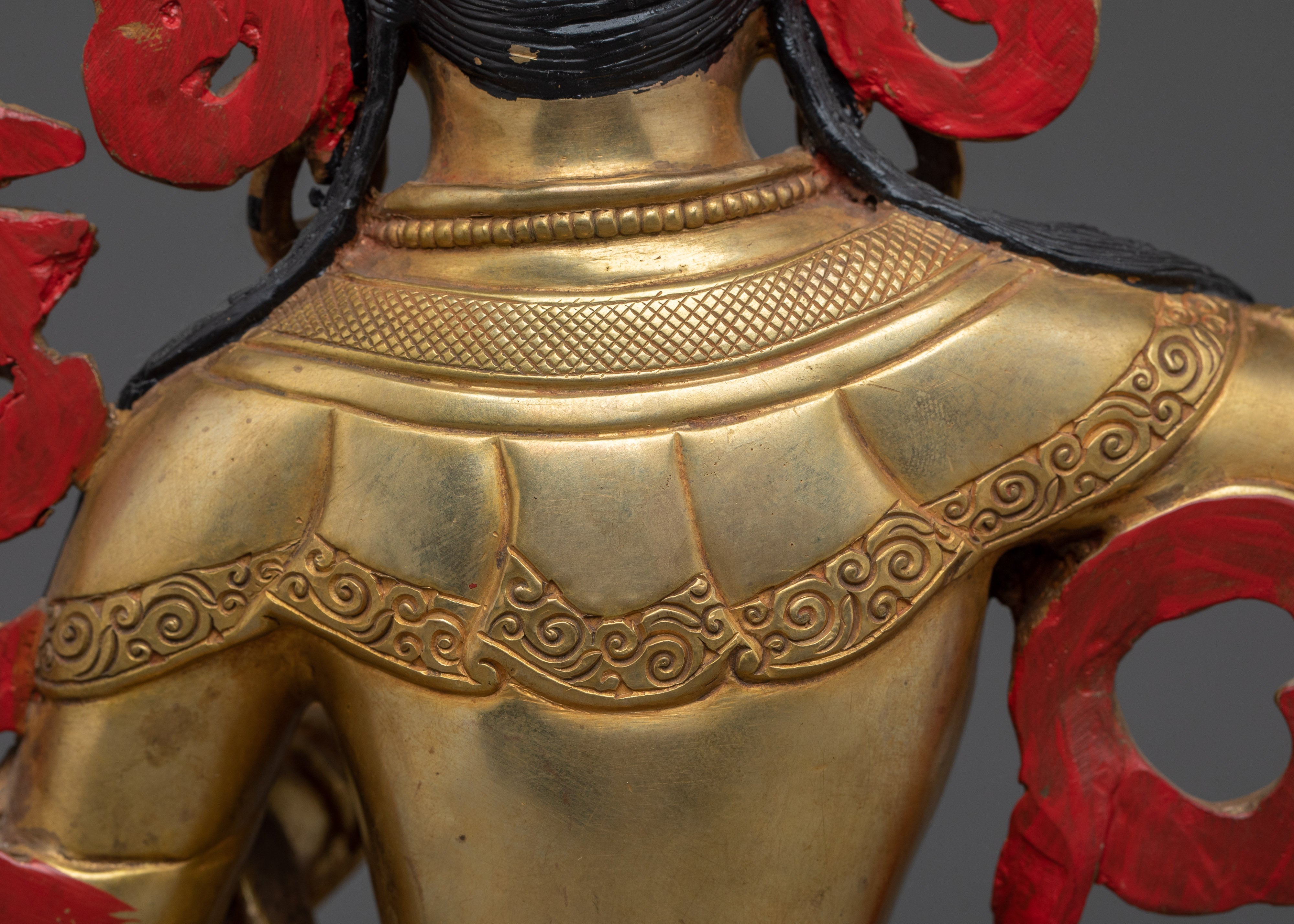 Manjushri Copper Statue for Meditation | Sword of Wisdom Deity