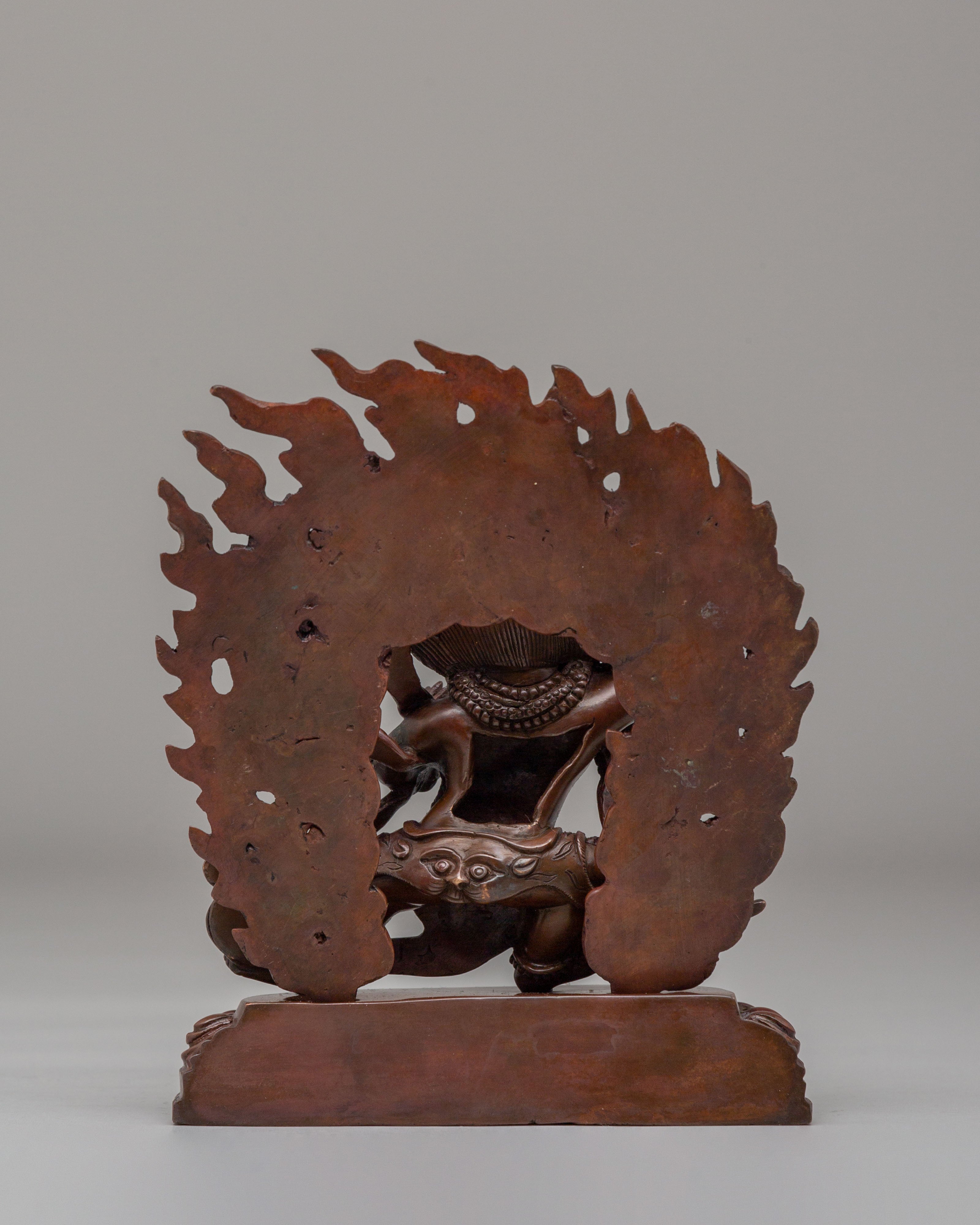 Tibetan Vajrapani Deity Statue | Handcrafted Artwork for Spiritual Protection
