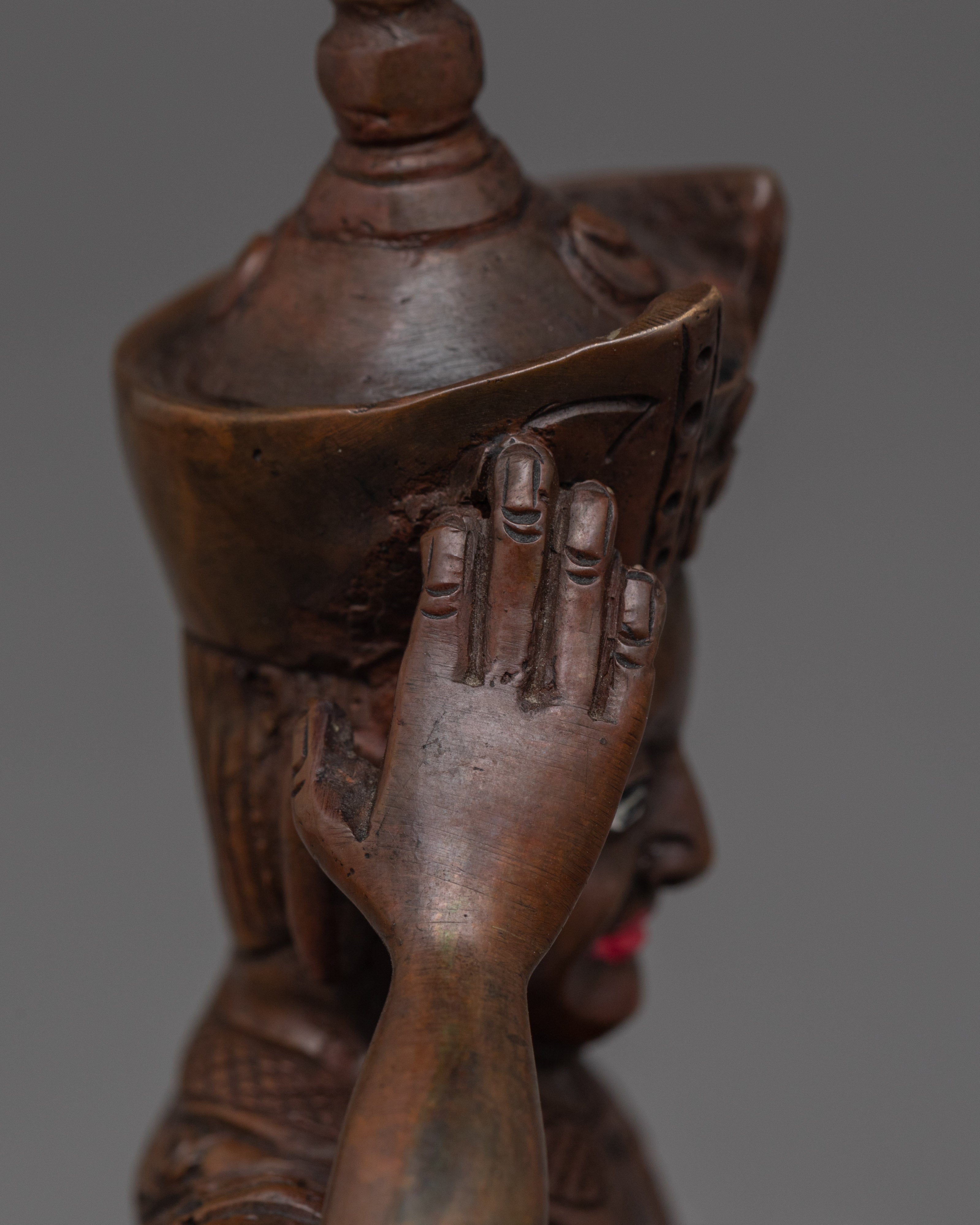 Handmade Master Karmapa Statue | Buddhist Master Sculpture