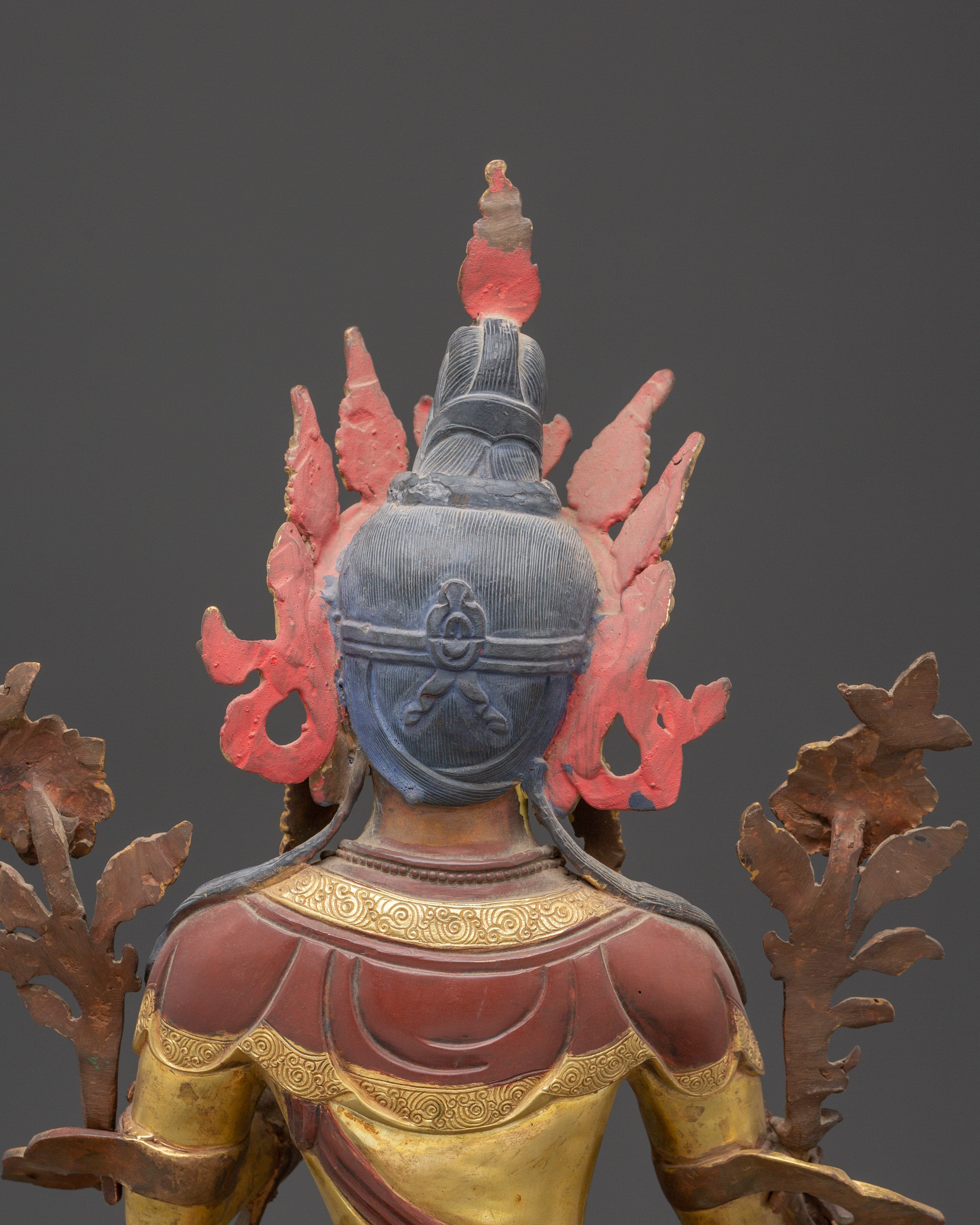 Compassionate Goddess Green Tara Statue | Shyama Tara Sculpture