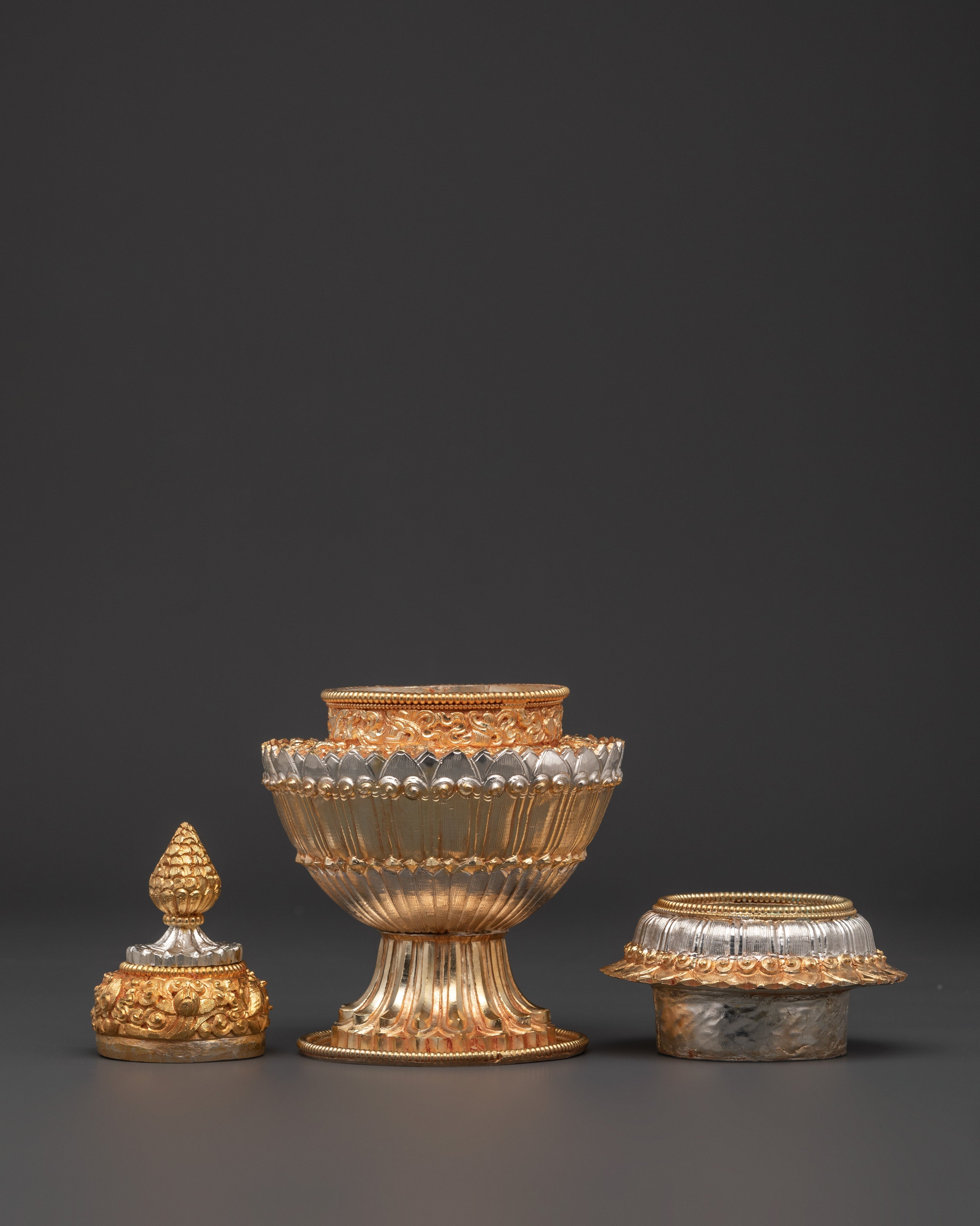 Tibetan Sacred Dhupur Rice Pot | Rice Pot for Tibetan Buddhist Rites and Rituals