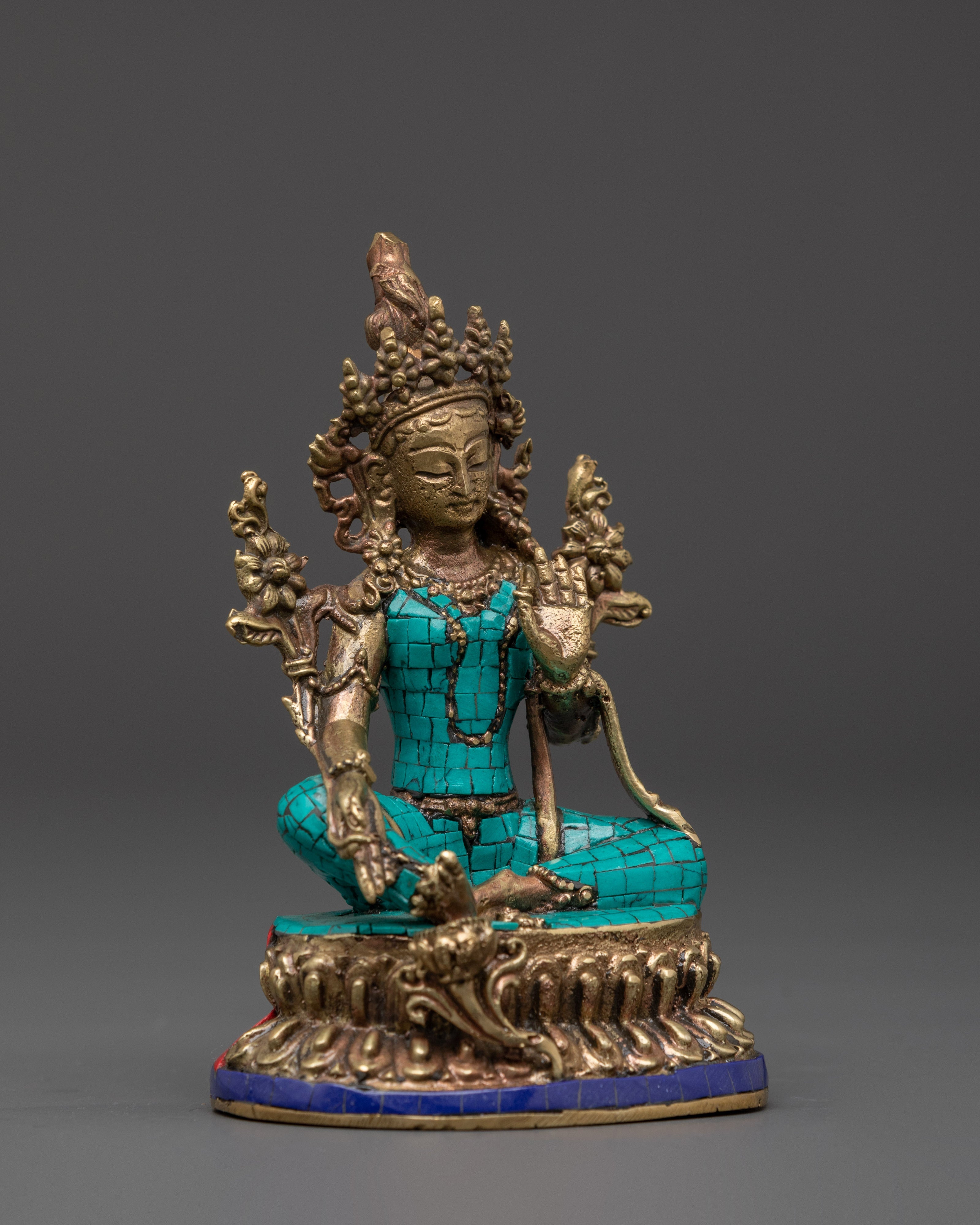 Handmade Green Tara | Tibetan Buddhist Deity