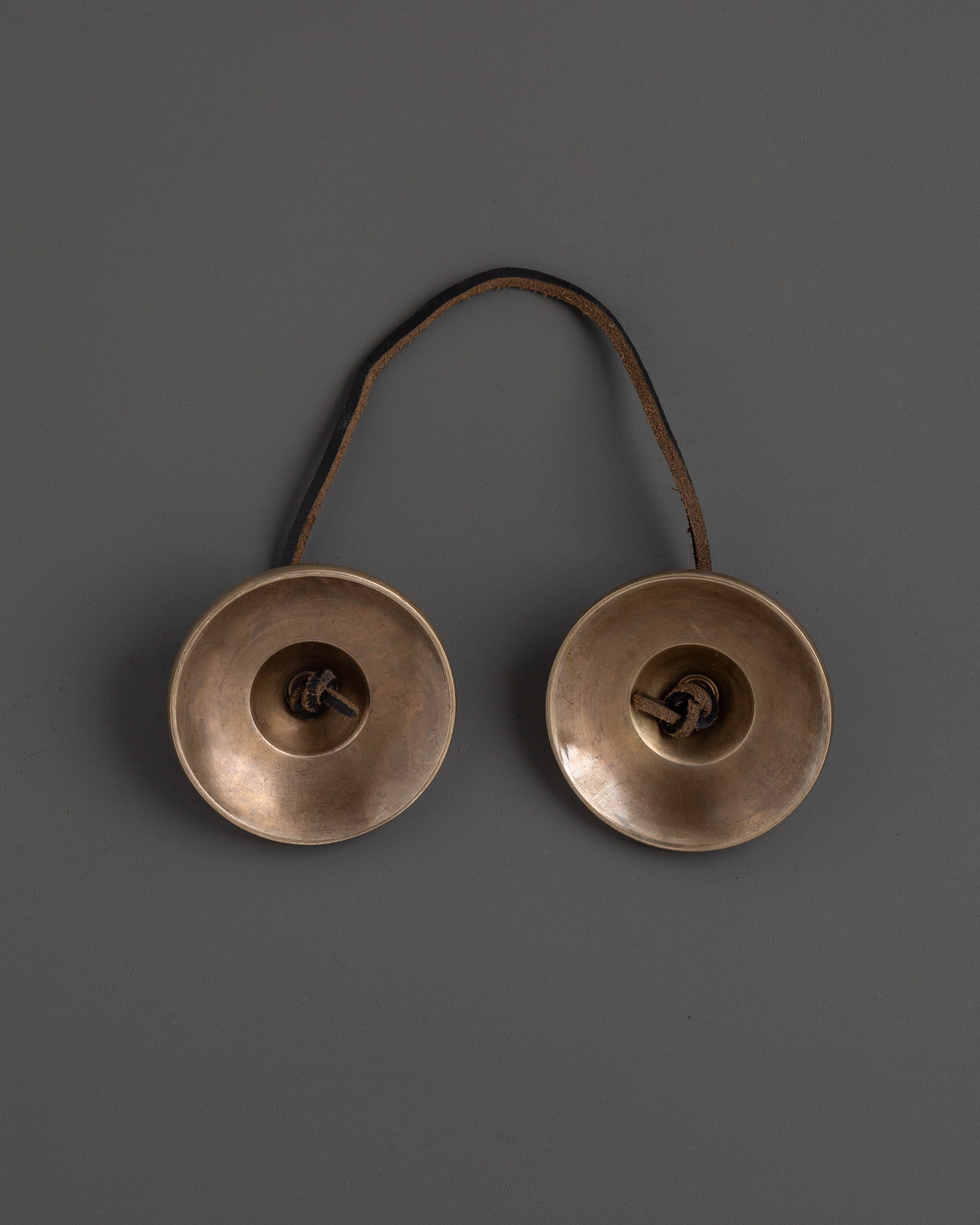 Traditional Ceremonial Tingsha | Handcrafted Copper Tibetan Cymbals