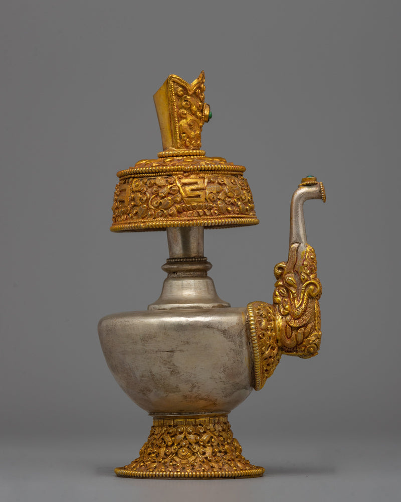 Buddhist Himalayan Bhumba | Ceremonial Water Offering Vessel