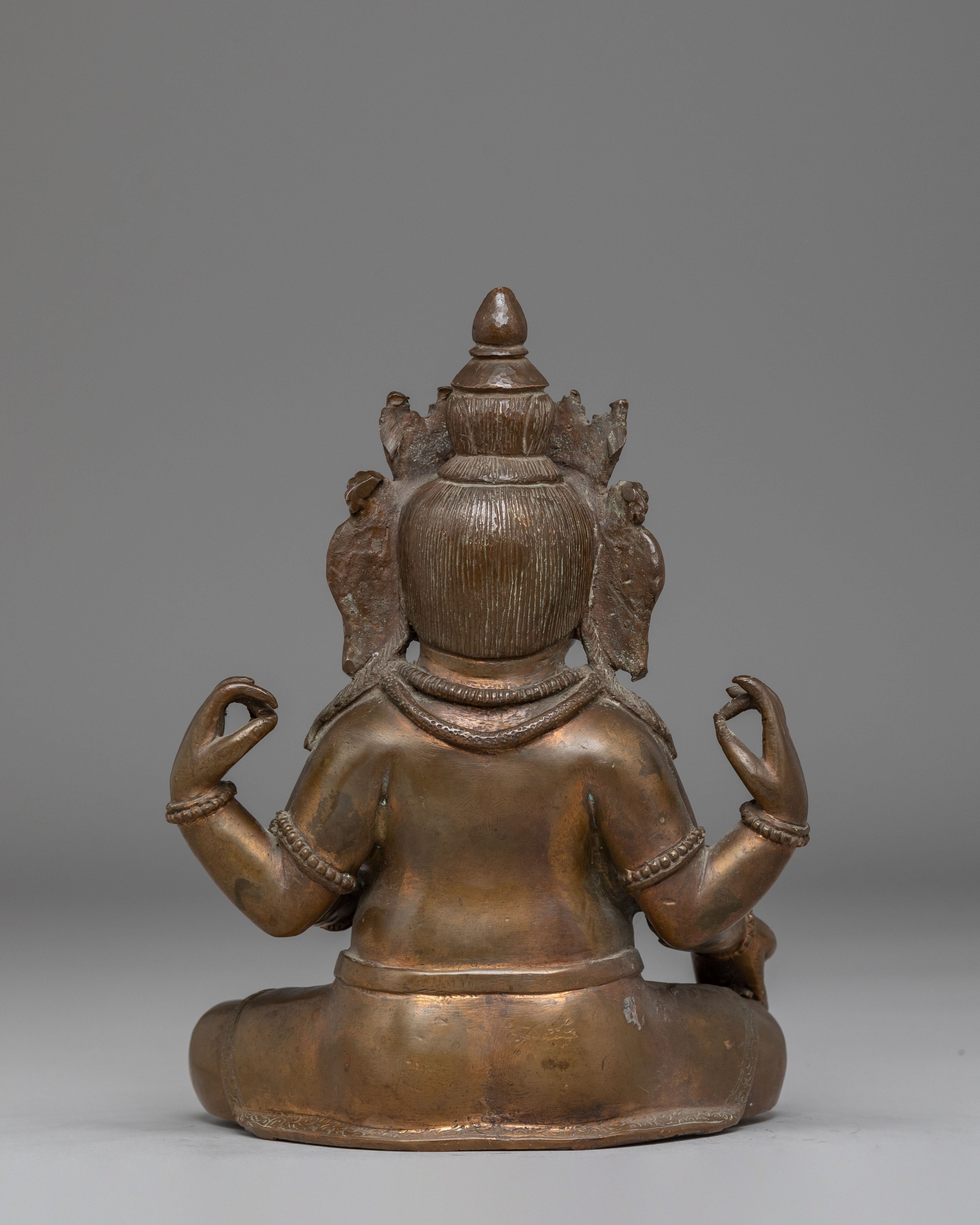 Copper Statue of Ganesh | The Remover of Obstacles