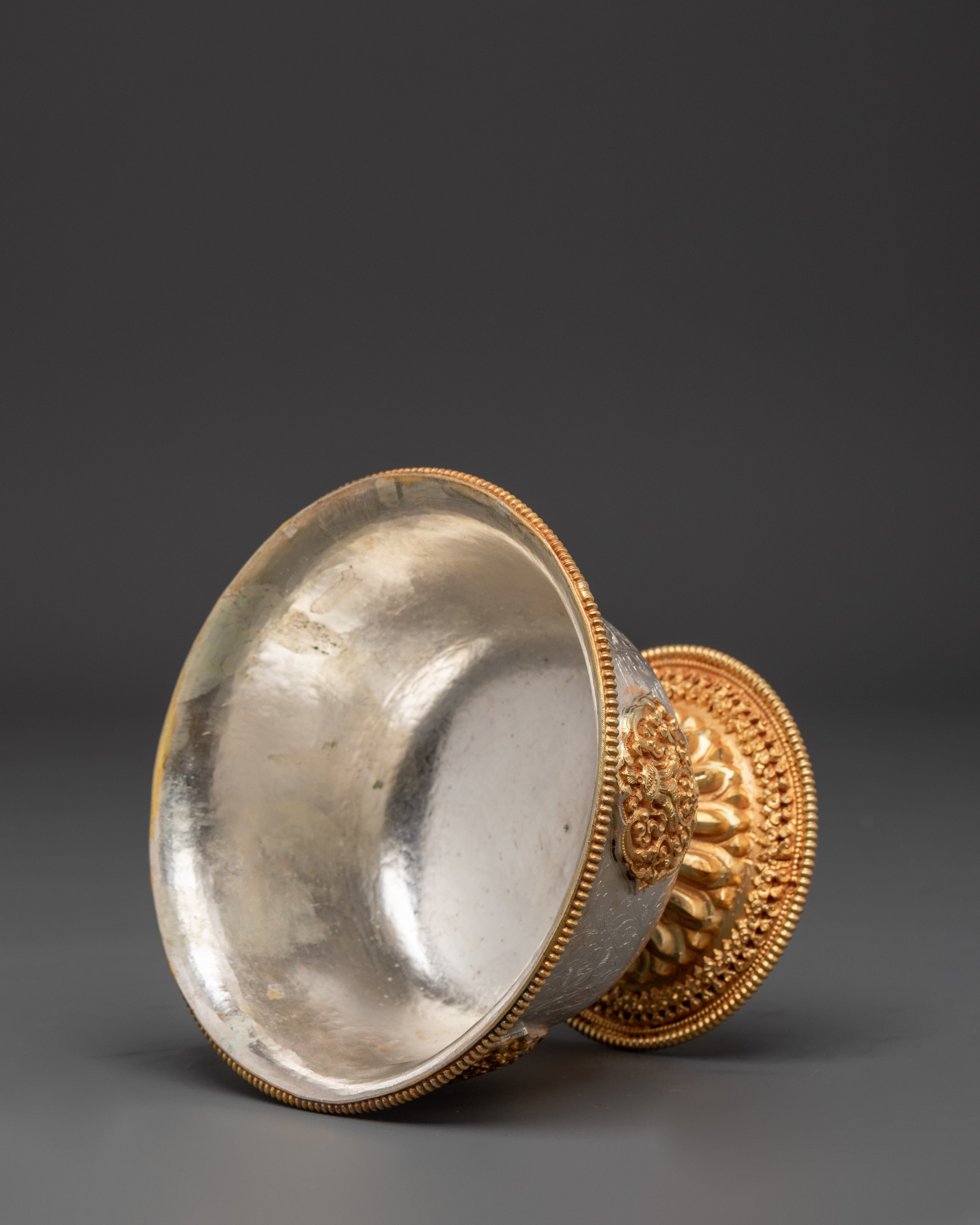 Tibetan Ritual Offering Bowl Set | Sacred Buddhist Altar Decor