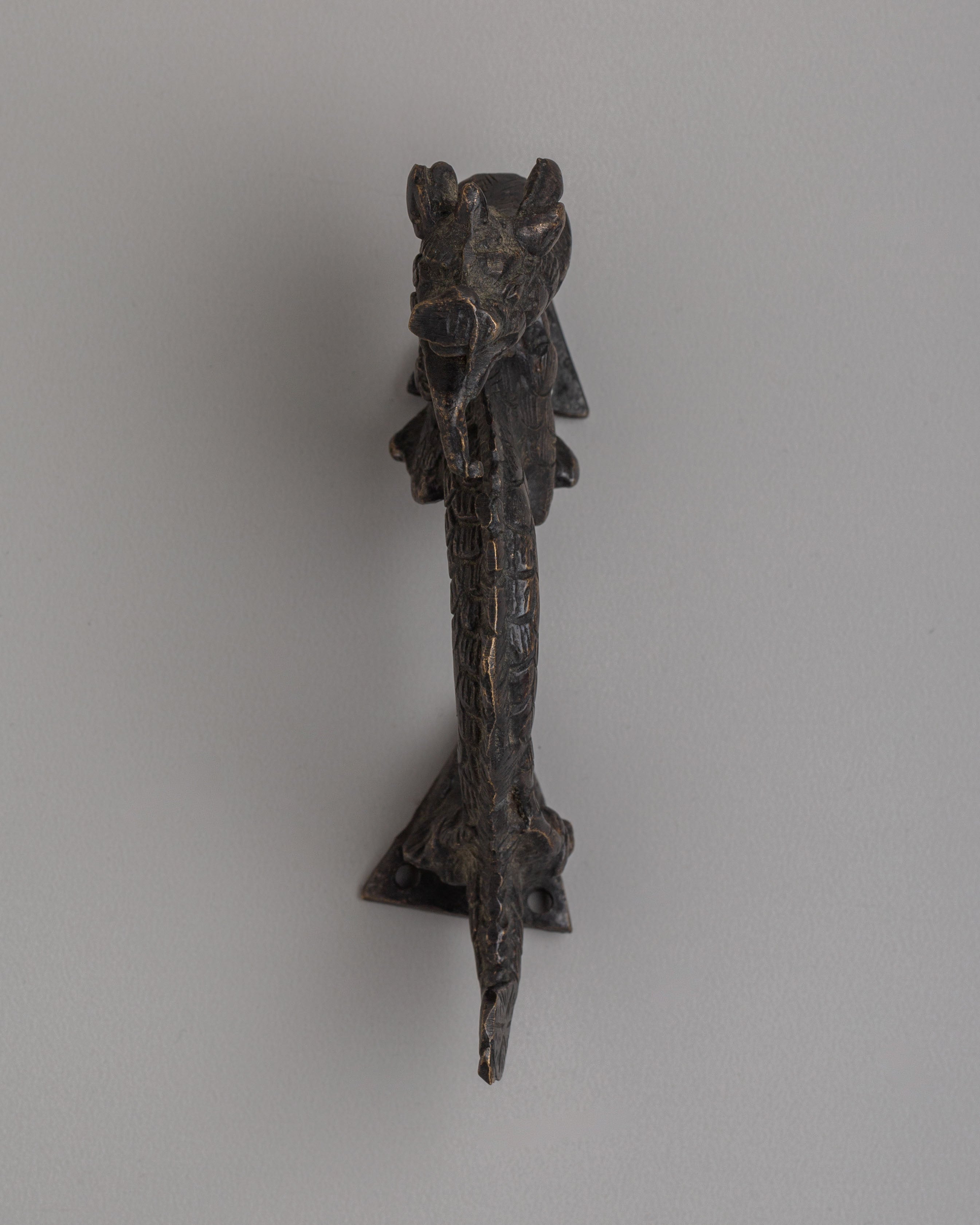Handmade Dragon Door Handle | Unique Decorative Door Pull