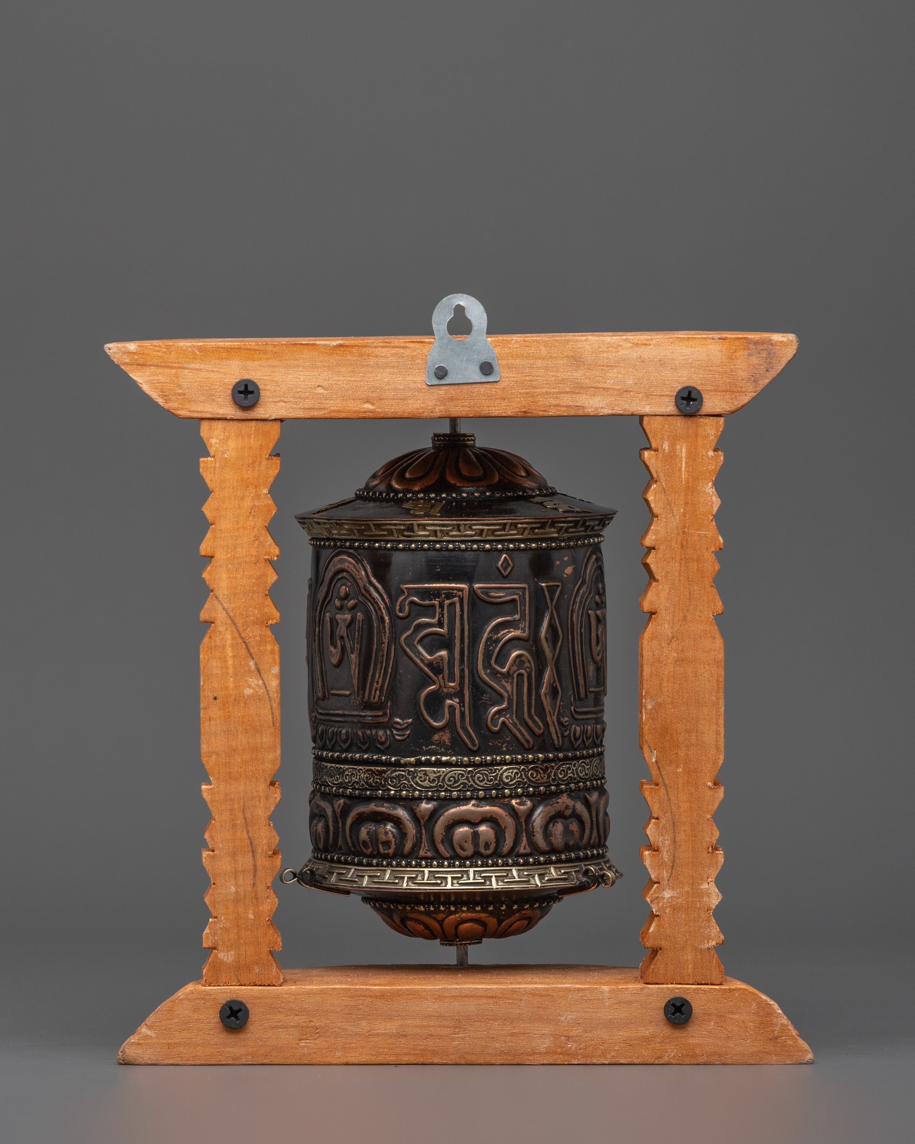 Buddhist Blessing Prayer Wheel | Decorative Spiritual Spinner for Ritual Use