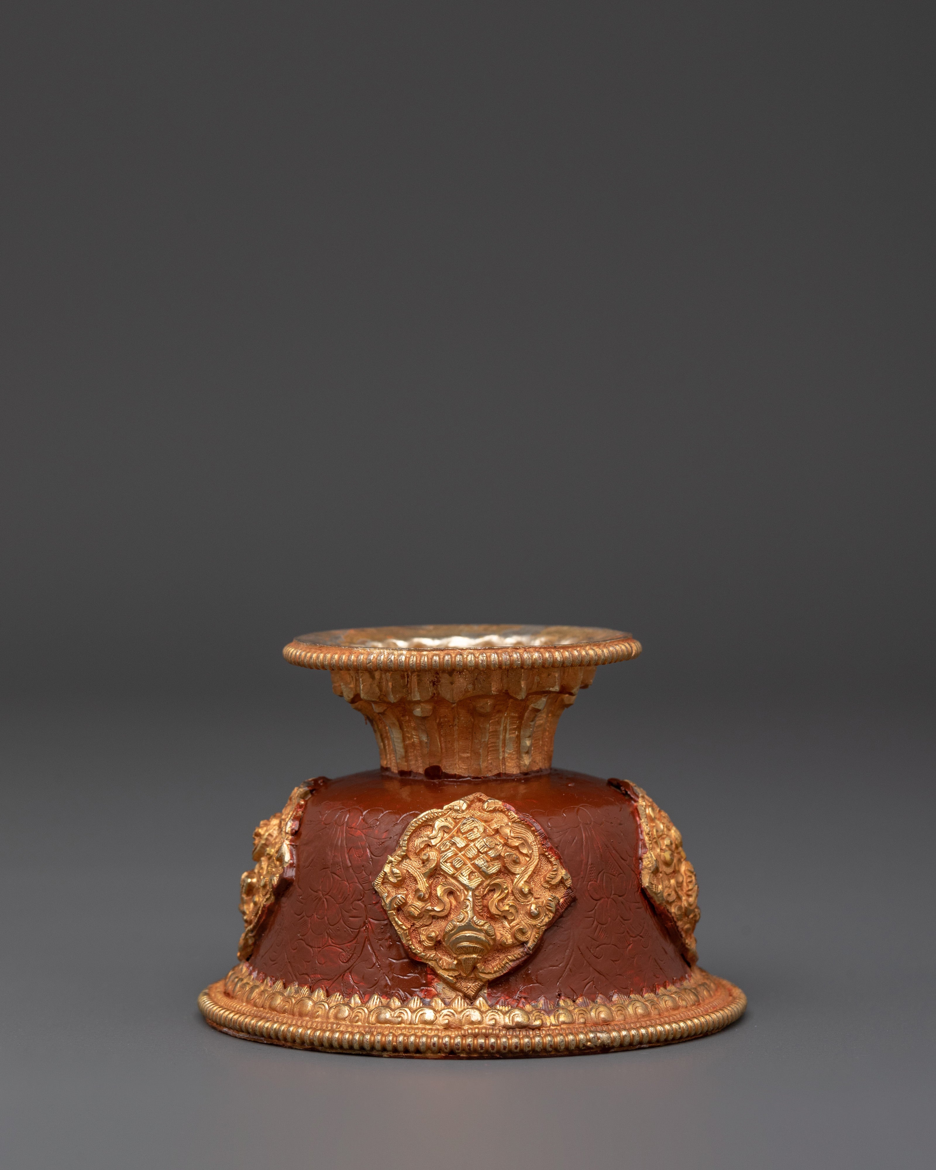 Handcrafted Buddhist Offering Bowl Set | Meditation Ritual Tool