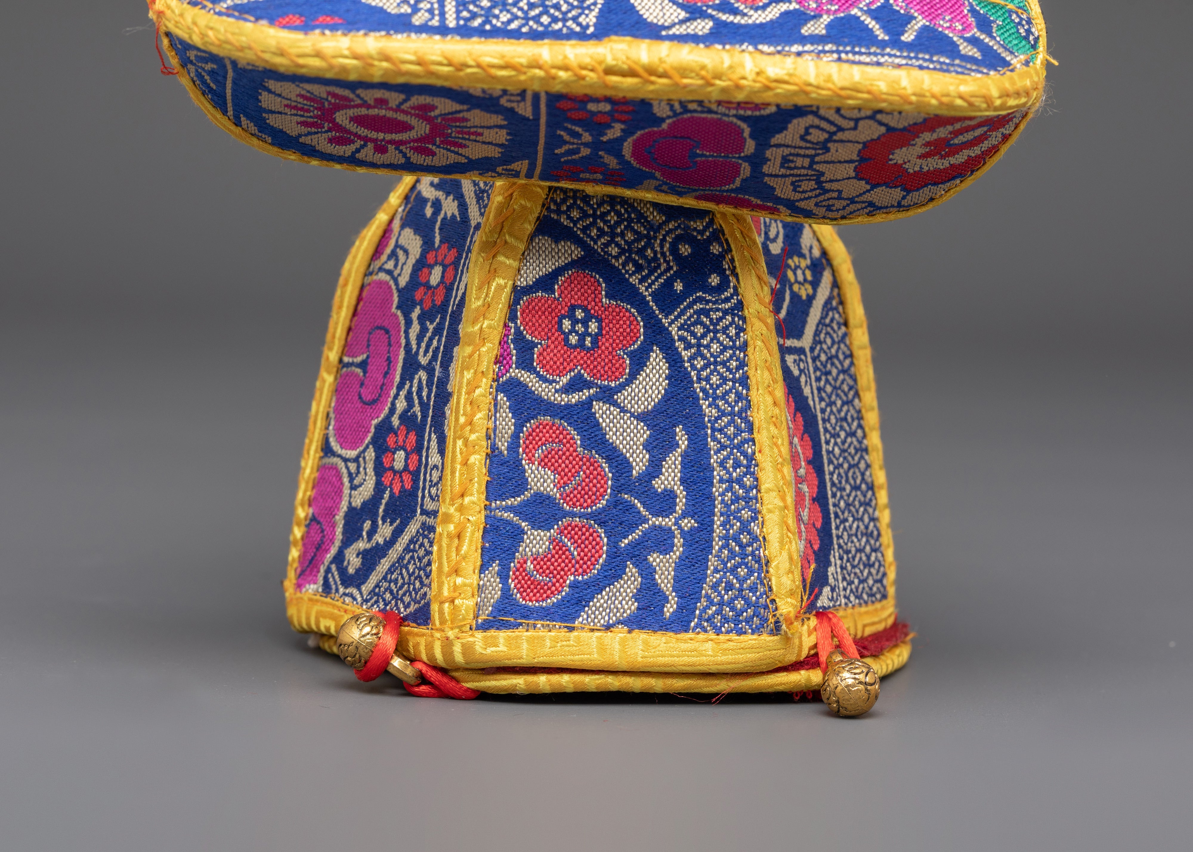 Silk Bell and Vajra Cover | Bell and Vajra Cover for Buddhist Rituals