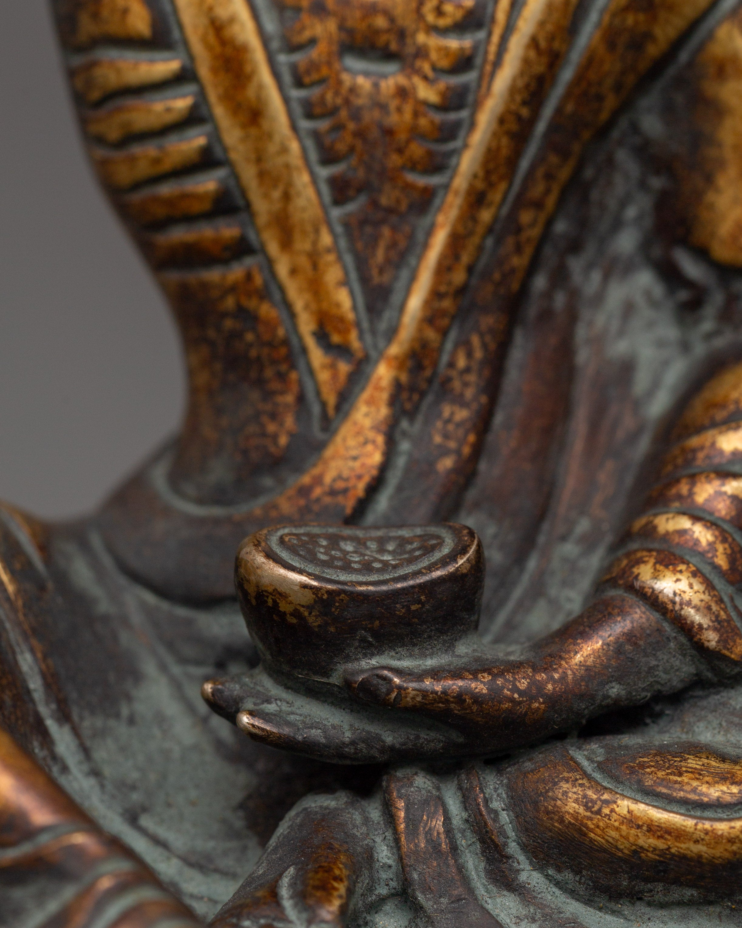Tibetan Yogi Milarepa Statue | Enlightened Craft