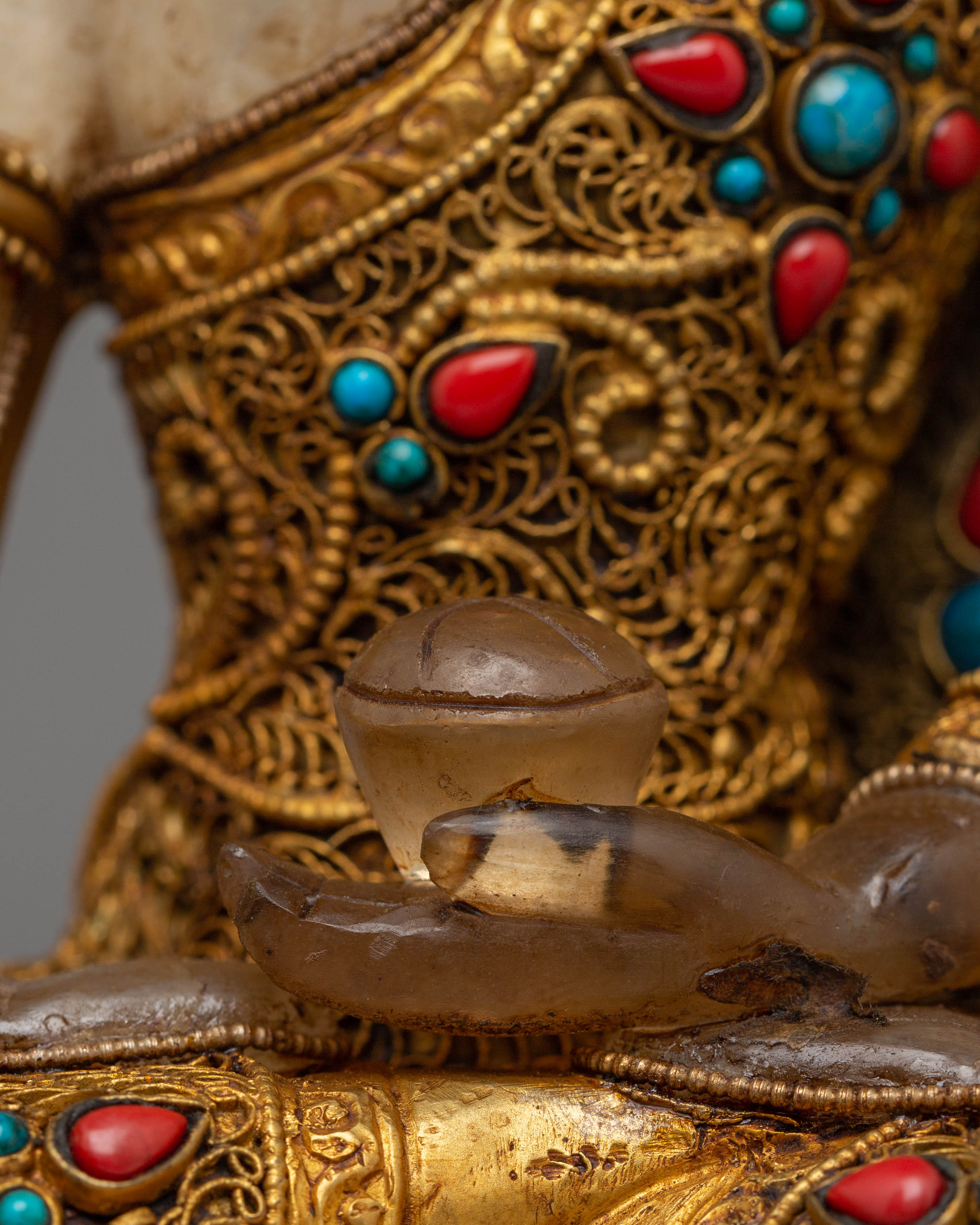 Handmade Shakyamuni Buddha Sacred Altar Statue | Himalayan Buddhist Art