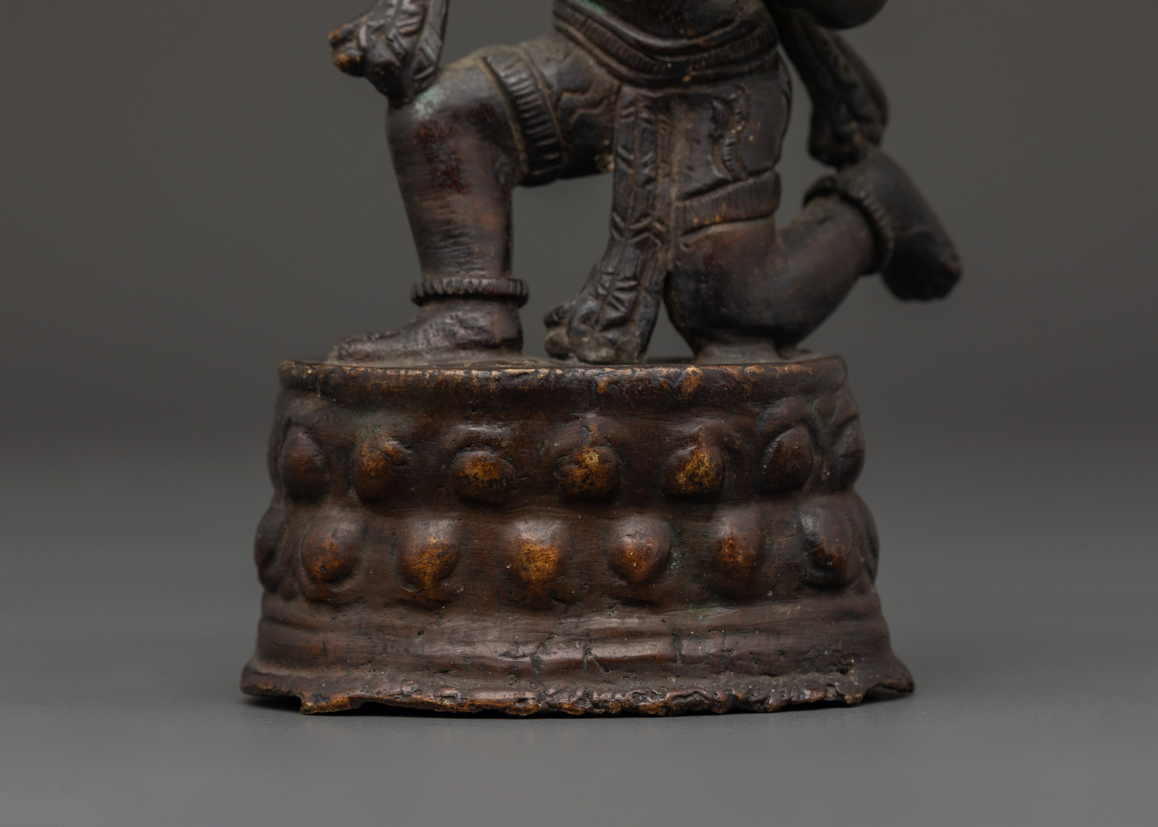 Handcrafted Achala Statue | Brass Hindu Protector Deity Sculpture
