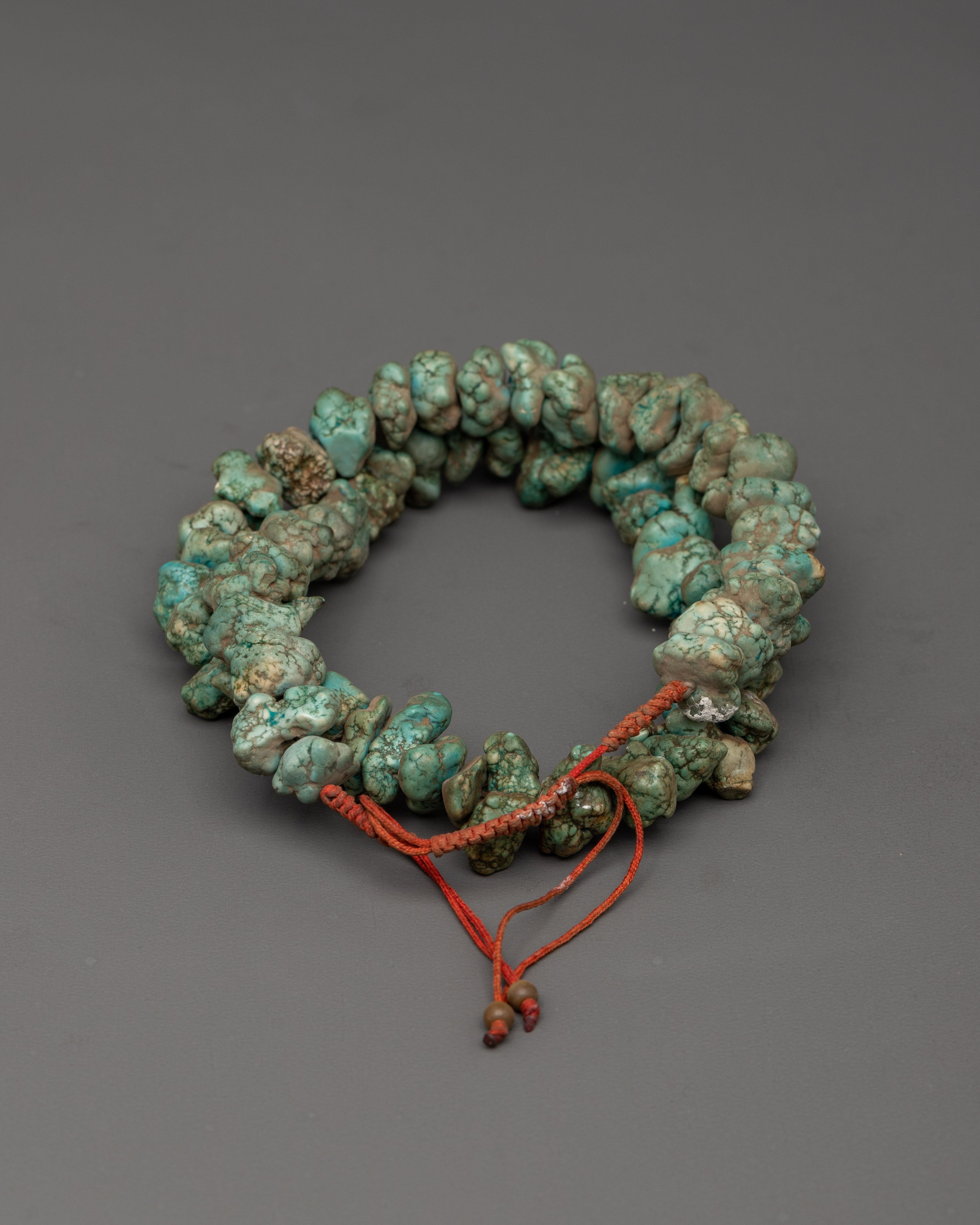 Handmade Turquoise Mala | Spiritual Boho Bead Mala