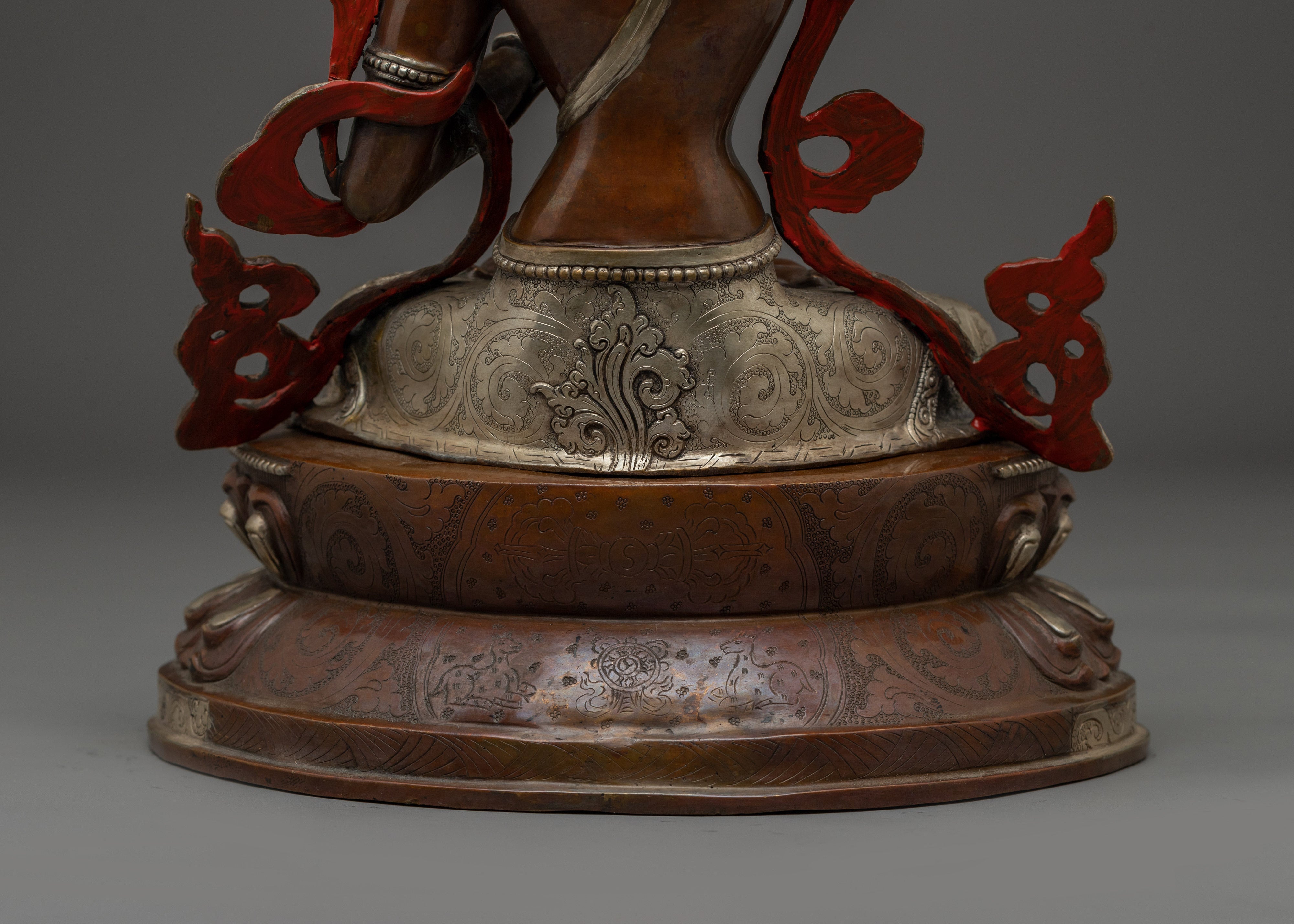 Noble Mahanaya Buddhist Manjushri Sculpture | The Bodhisattva of Enlightenment