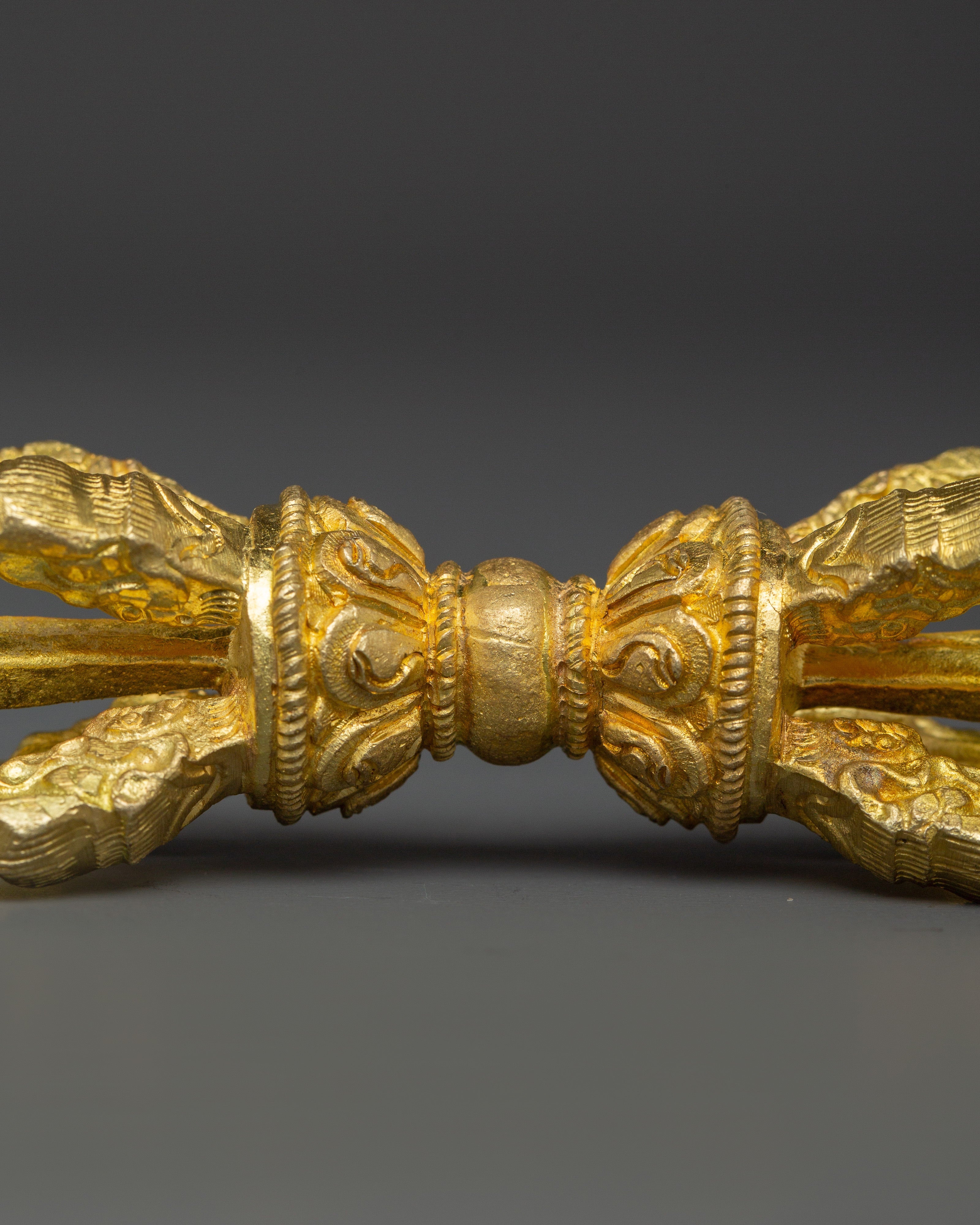 Tibetan Brass Bell & Vajra Set | Buddhist Ritual Tool