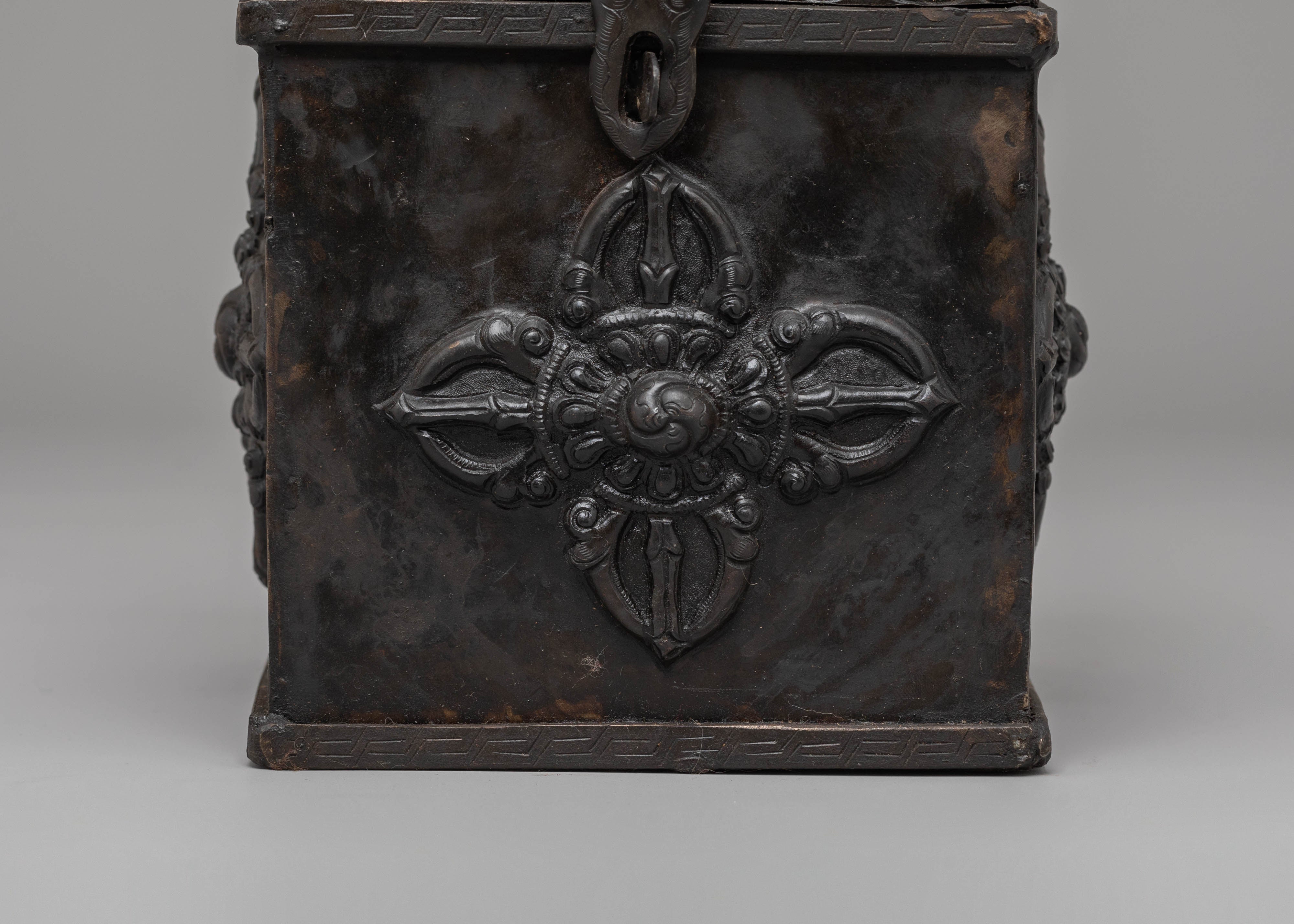 Handmade Spiritual Box for Jewellery | Decorative Iron Box
