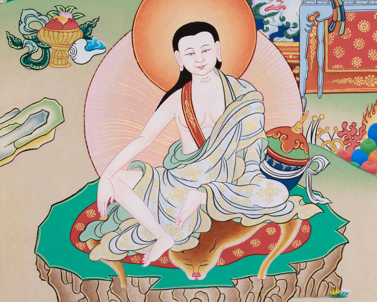 Marpa Buddhist Art | A Founding Master of The Kagyu Lineage | Tibetan Deity