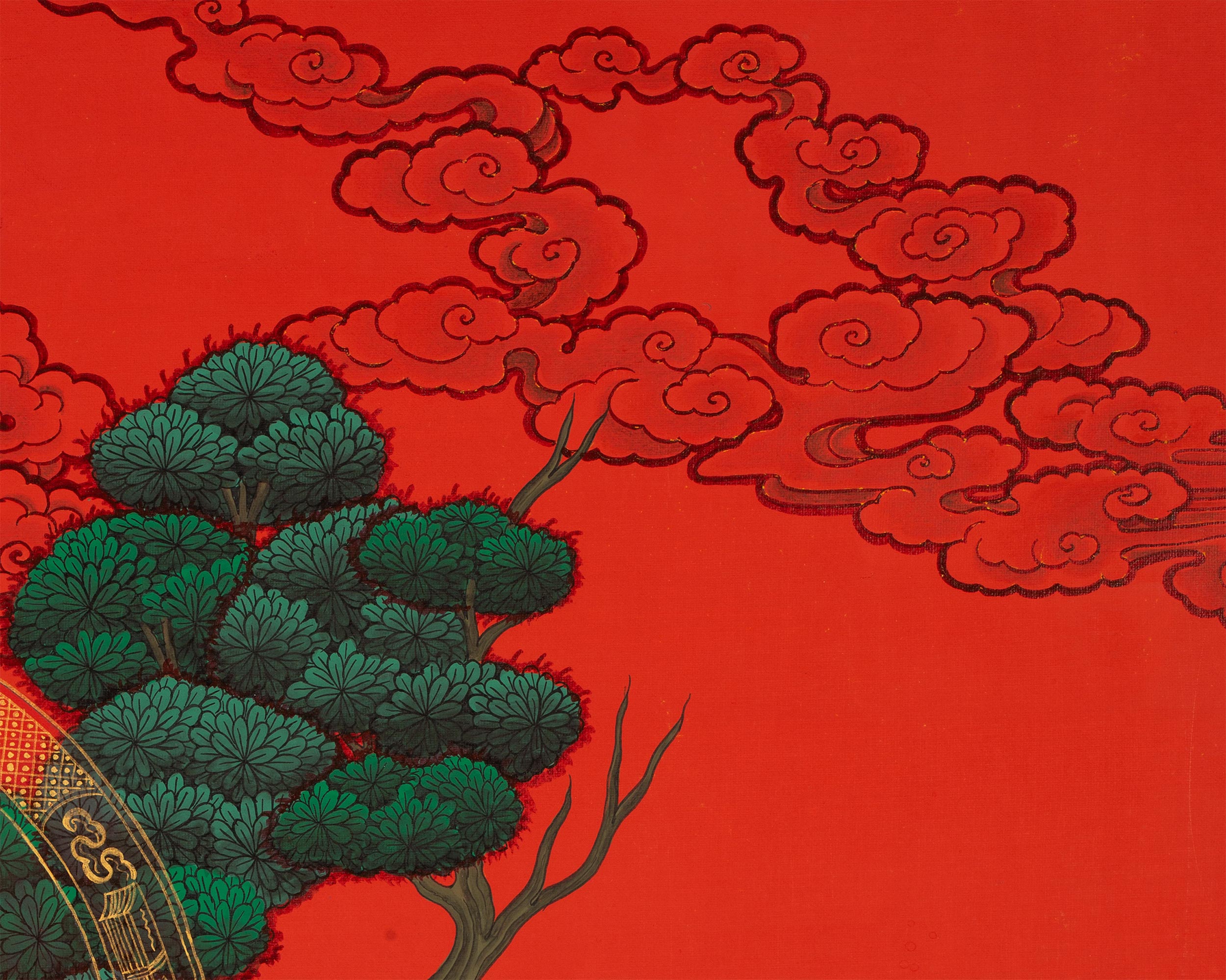Hand-Painted Namtoshe Thangka | The Wealth Deity of Prosperity and Abundance