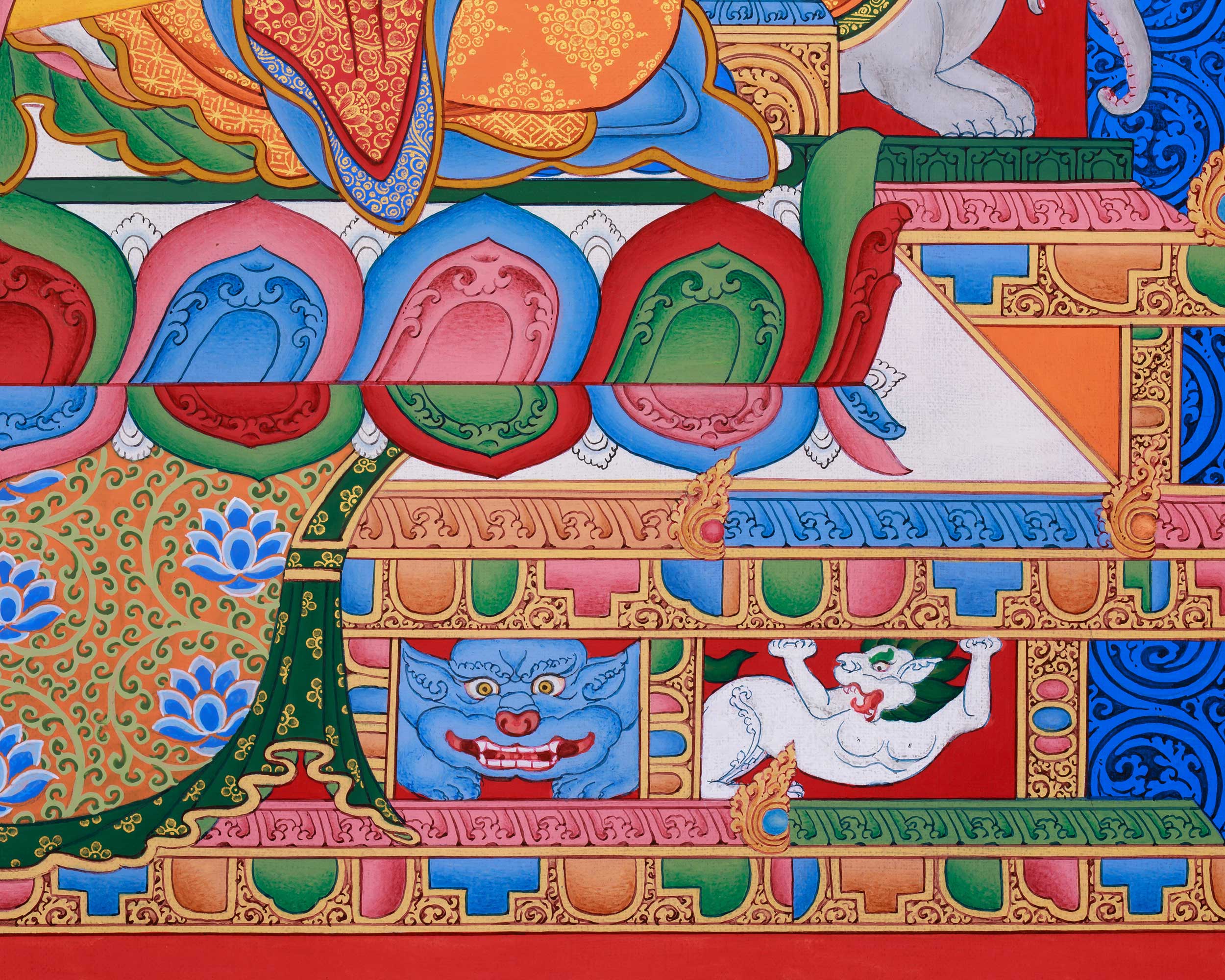 Thangka of Buddha Shakyamuni, Tibetan Art