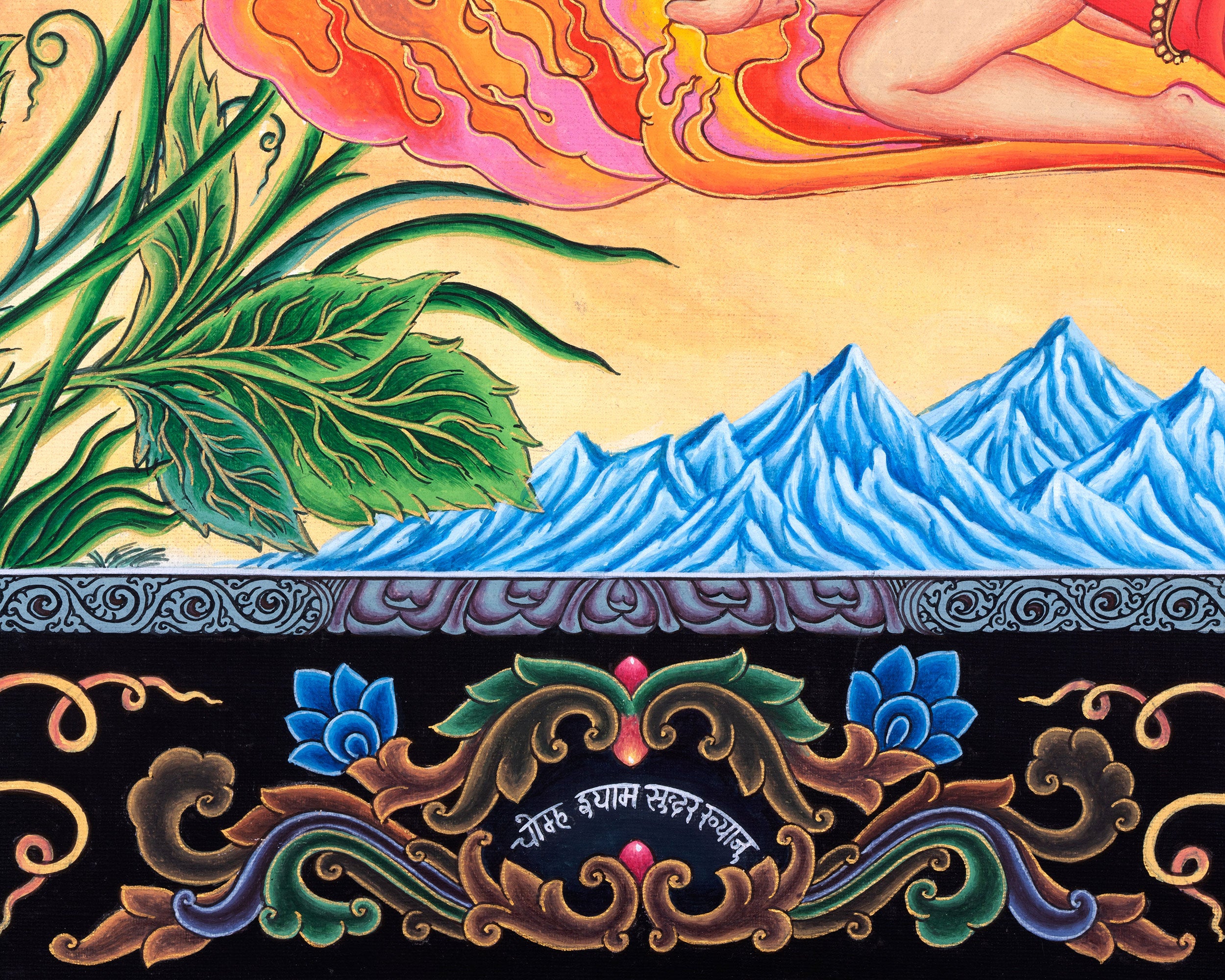 Red Bhairava Mahakala Thangka | Protector Deity of Fierce Compassion