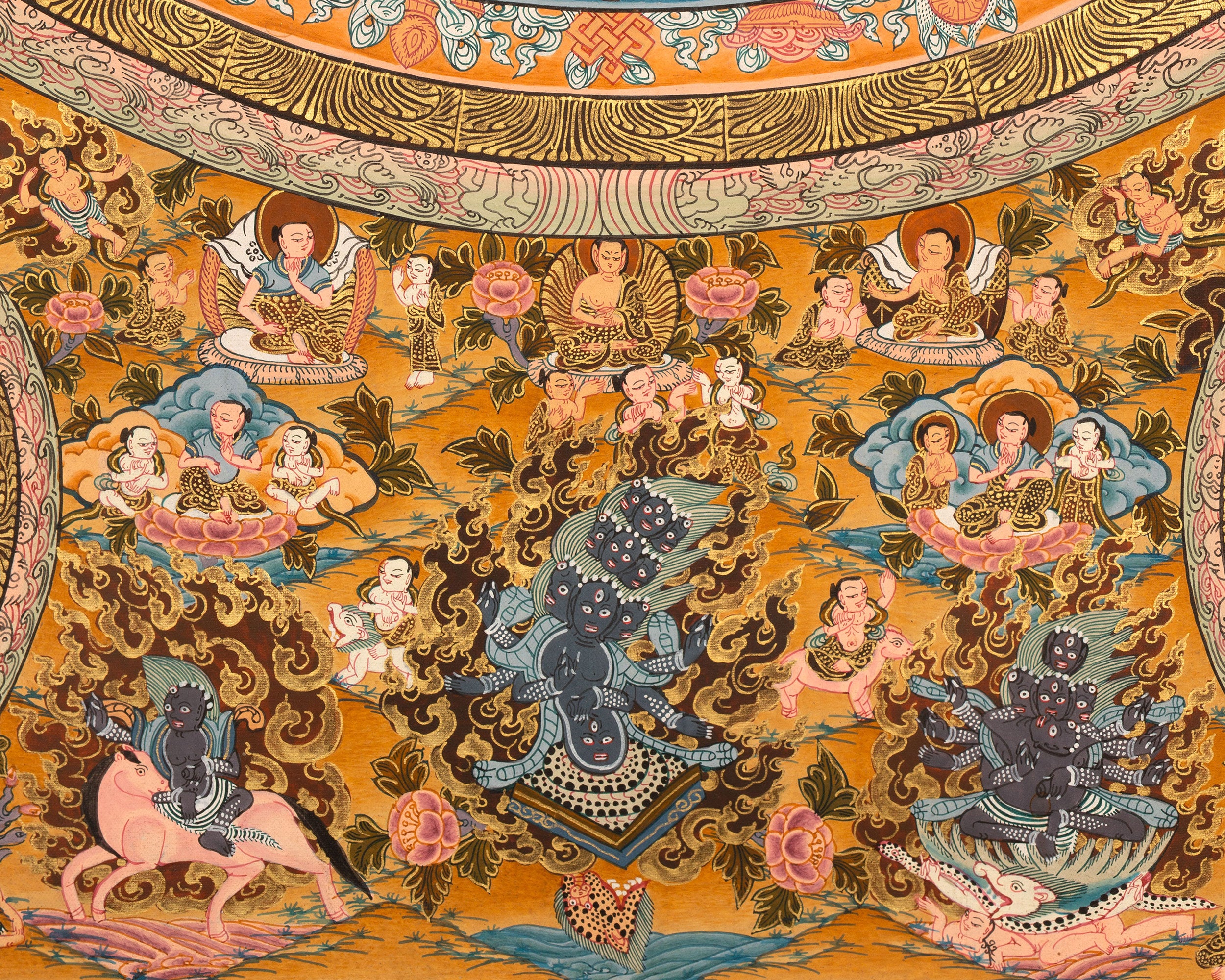 The Buddha Mandala Thangka | A Vision of Unity and Peace