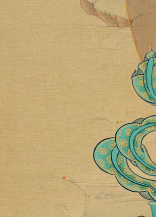 Chenrezig Avalokiteshvara Thangka | Traditional Karma Gadri Style | Path to Compassion