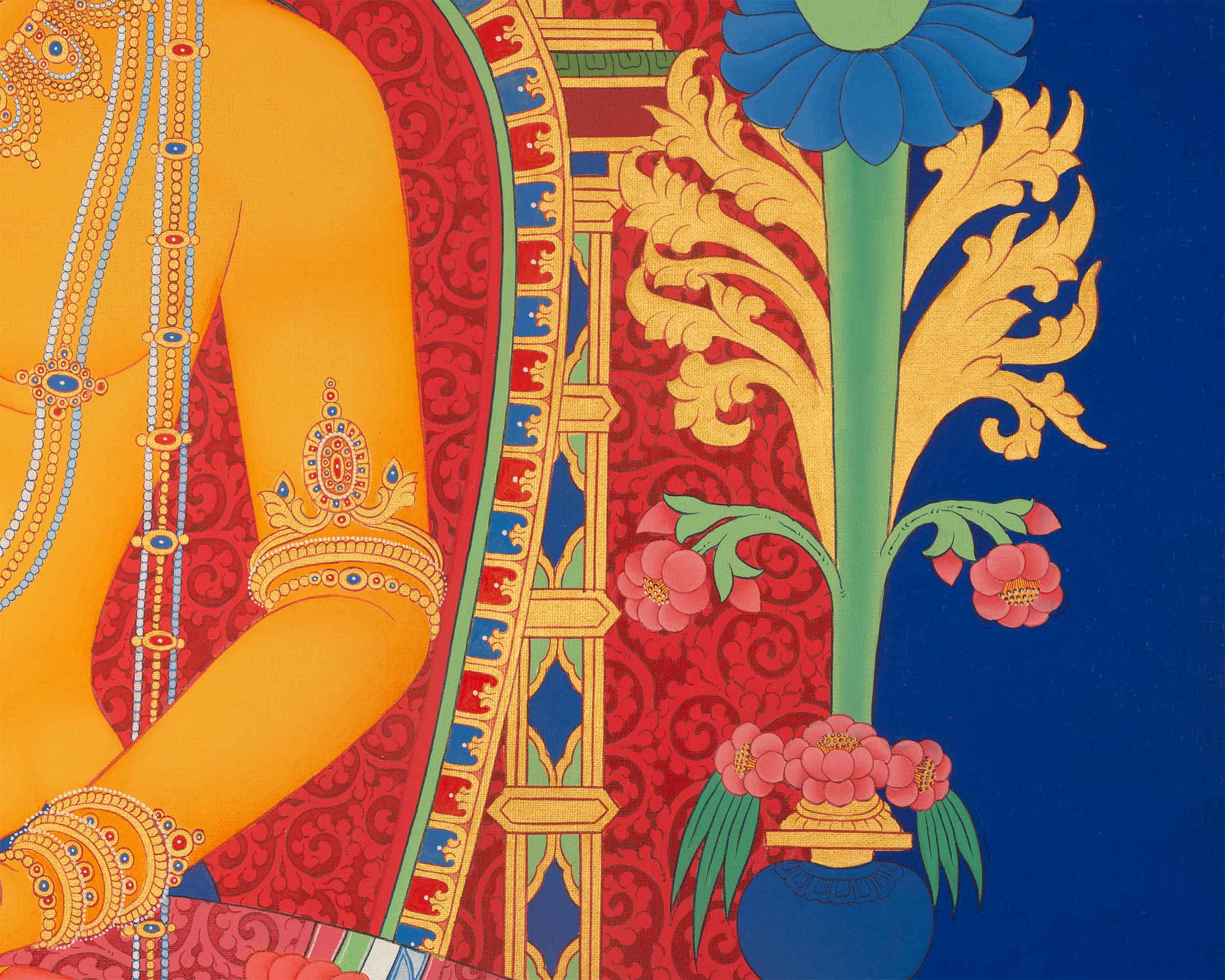 Buddha Ratnasambhava Giclee Print | One Of Dhyani (Eternal, Self Born) Buddha