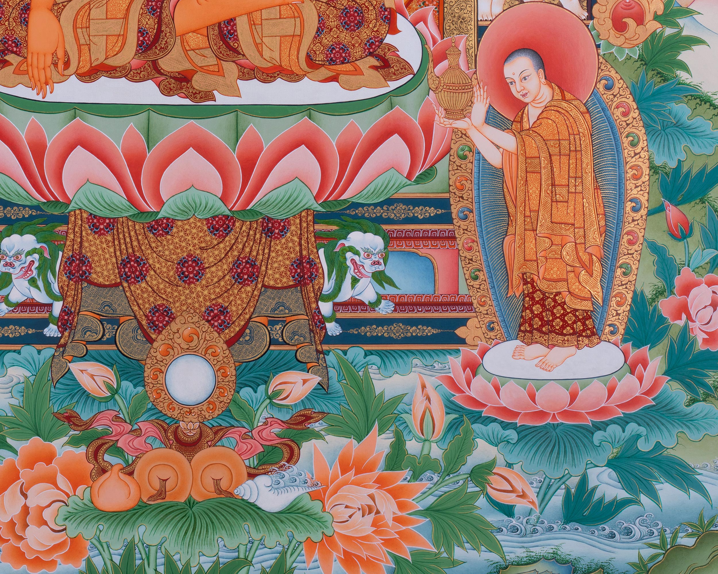 Enlightened Siddhartha Gautama | Buddha with His Disciples