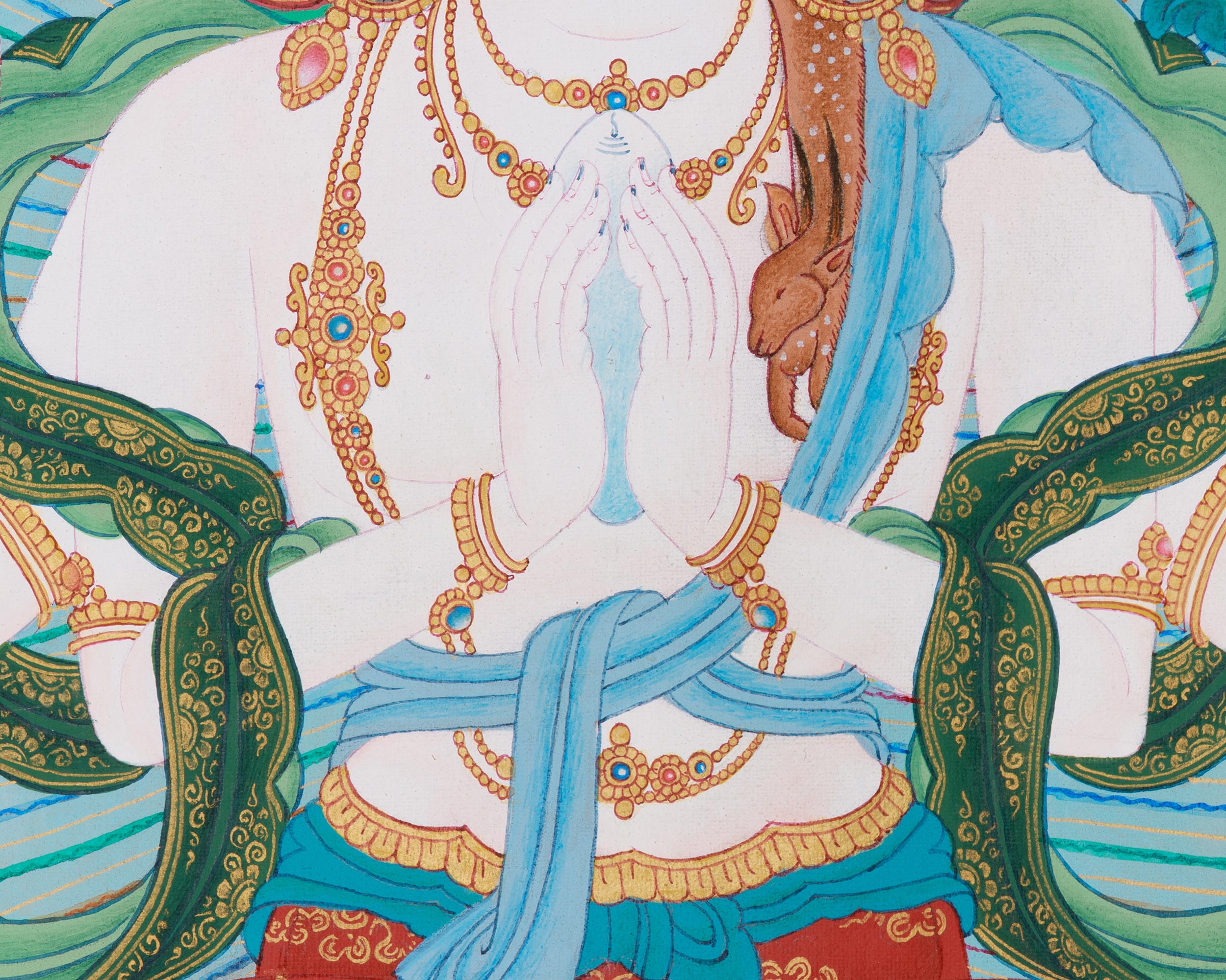 Bodhisattva Chenrezig Painting | Lord of Compassion and Protector of All Beings