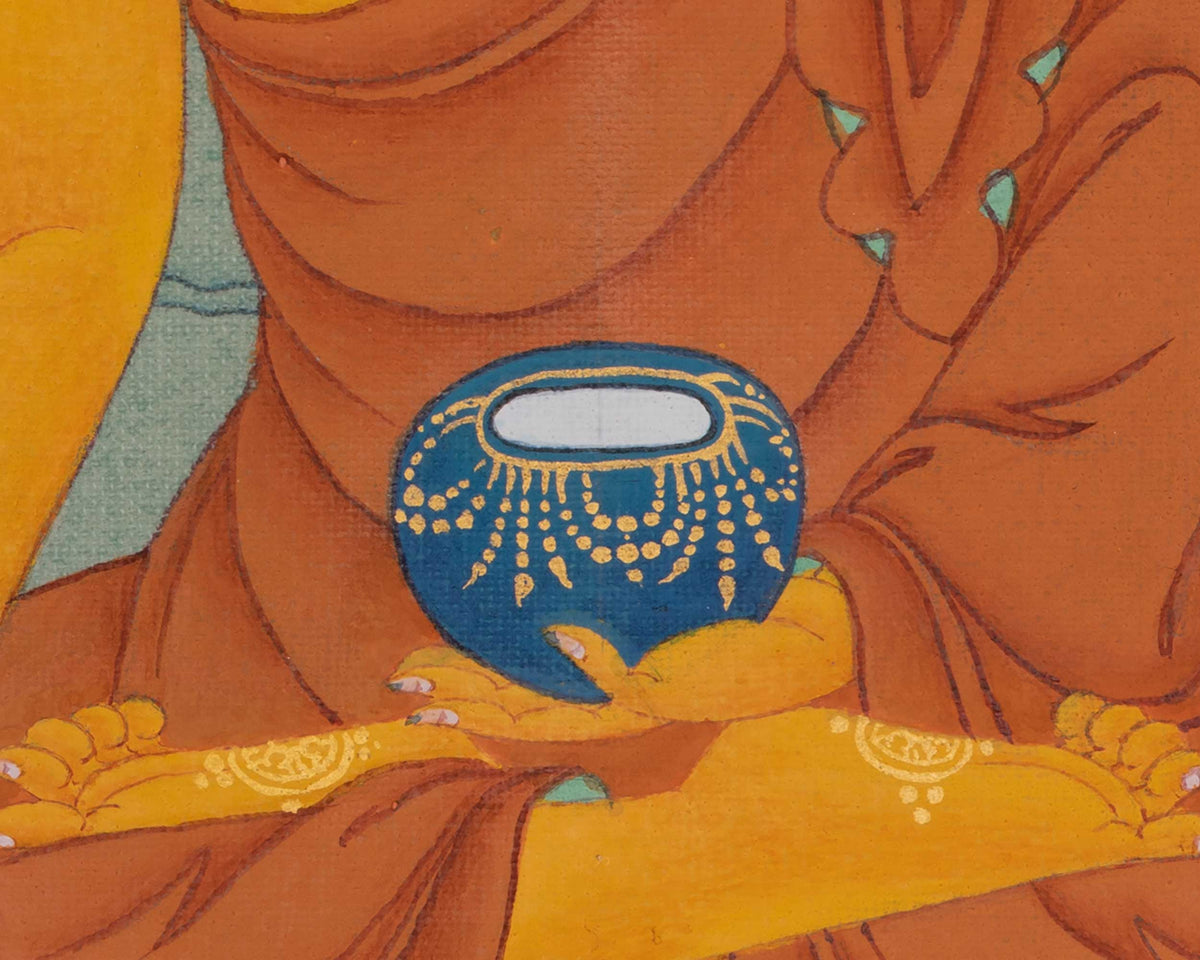 Shakyamuni Buddha Enlightened Teacher Thangka | Spiritual Awakening