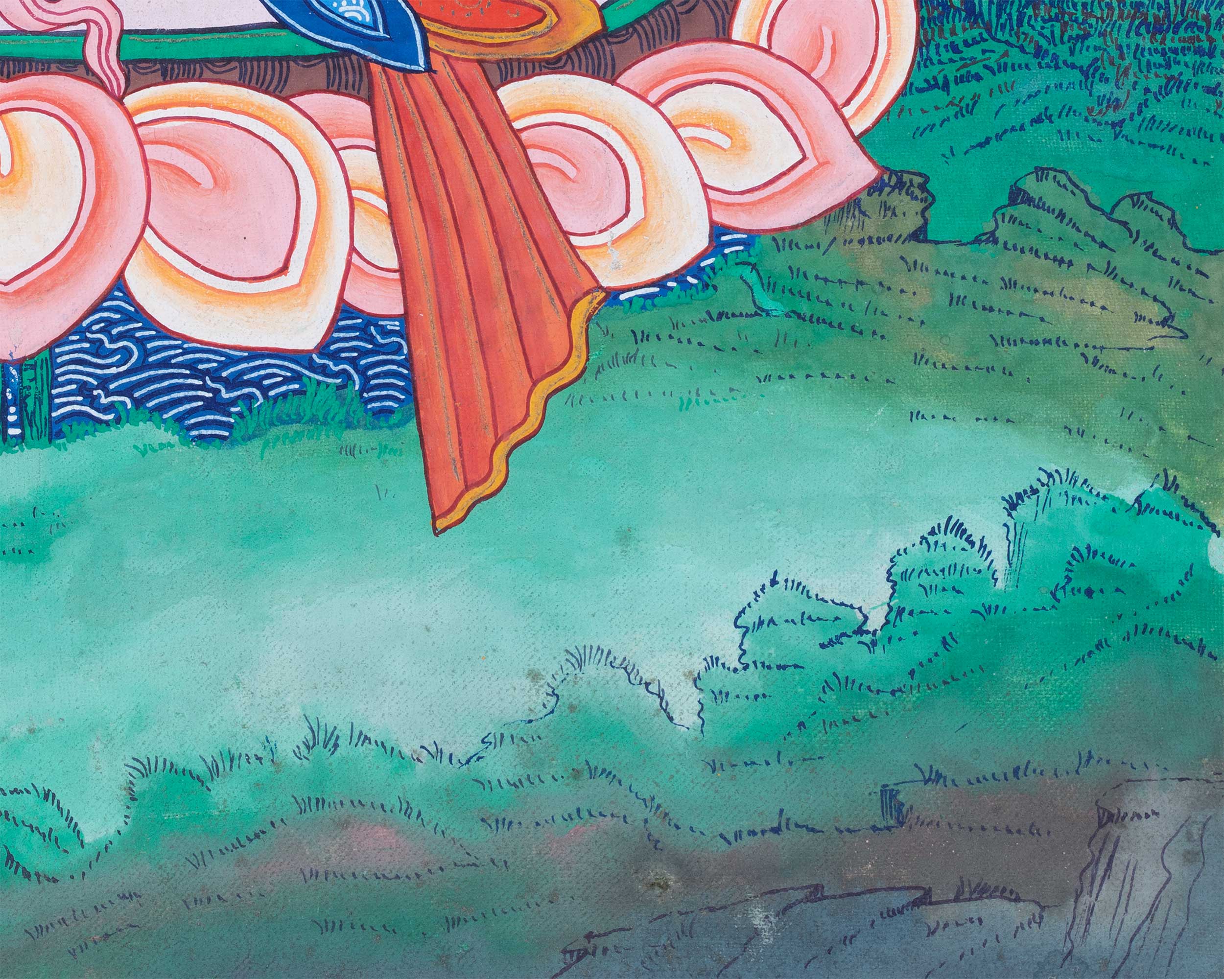 White Tara | Female Buddhist Divinity | Original Thangka Painting