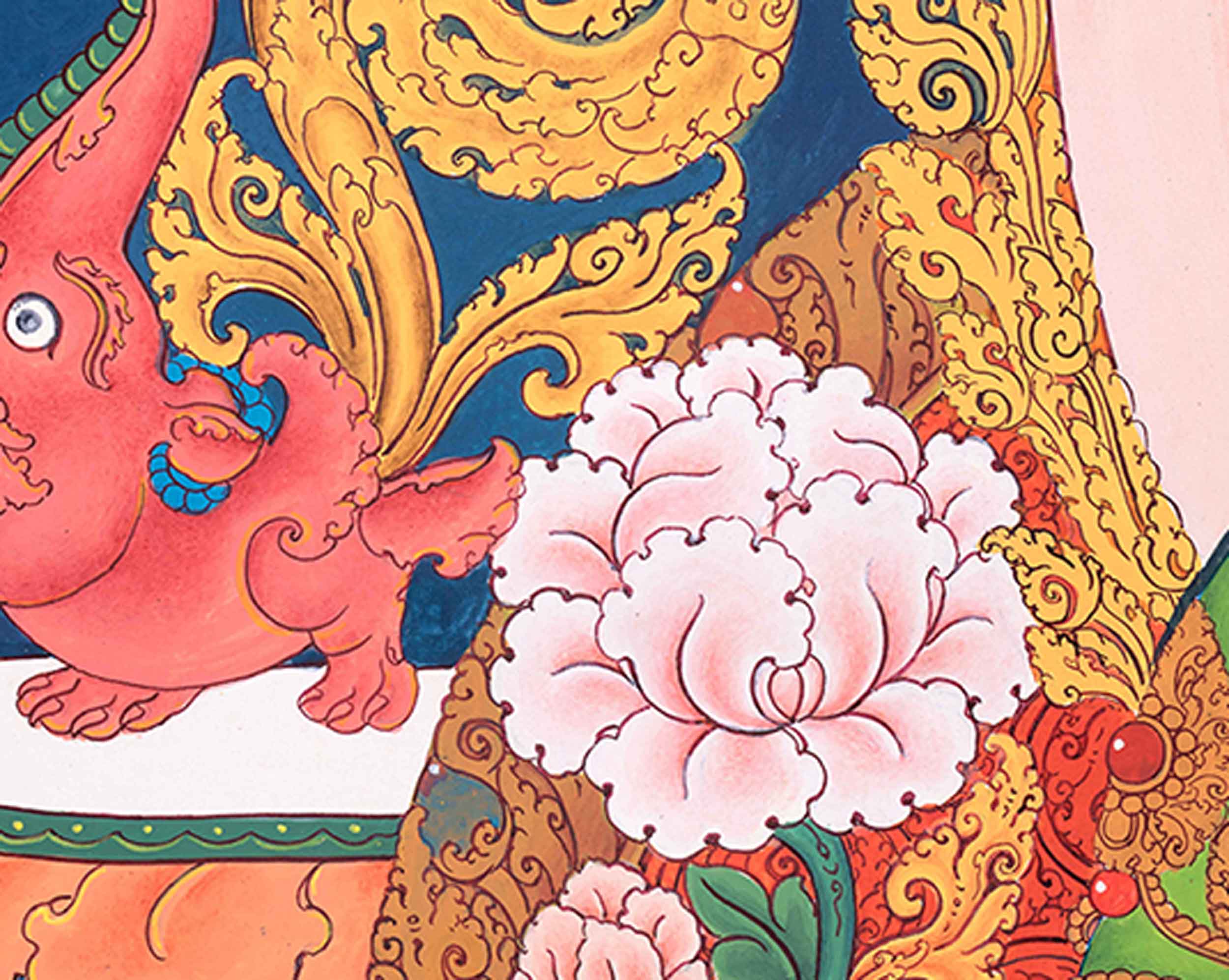 Traditional Arya Tara Thangka Painting | Mother Tara Goddess of Compassion