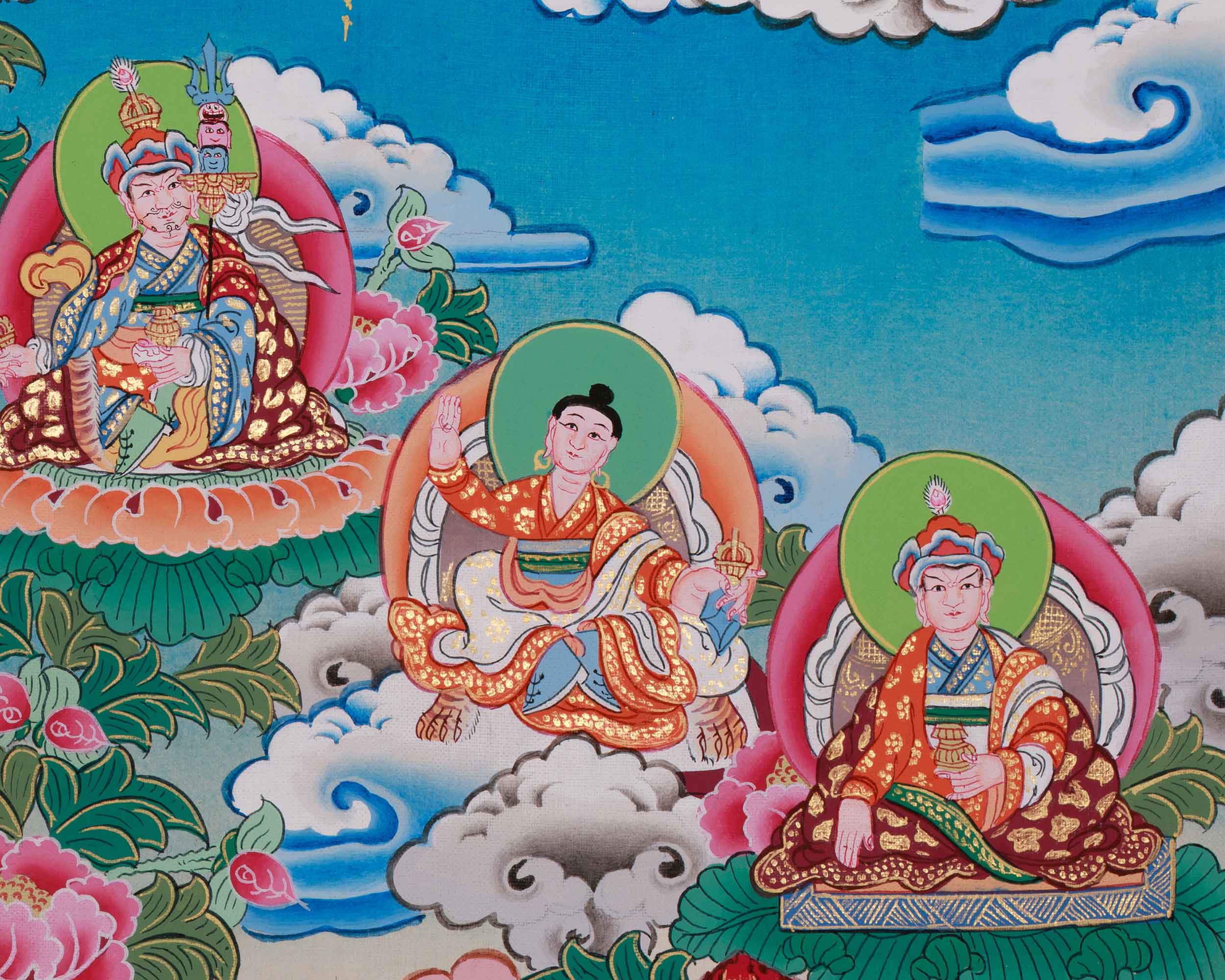 Dakini Troma Nagmo Painting | Black Wrathful Mother | Wrathful Manifestation of Vajrayogini