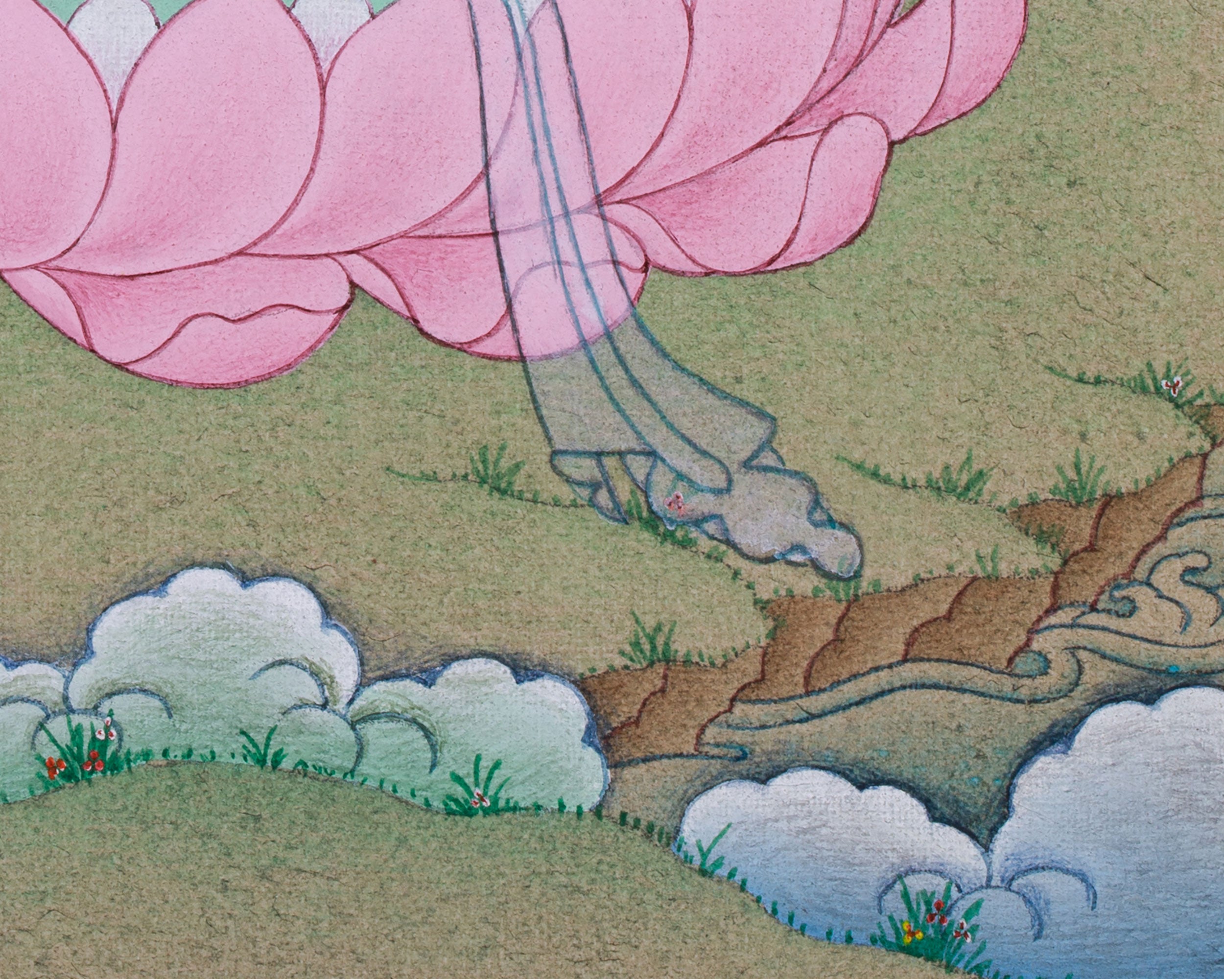 Thangka of Amitayus | The Buddha of Longevity and Eternal Life
