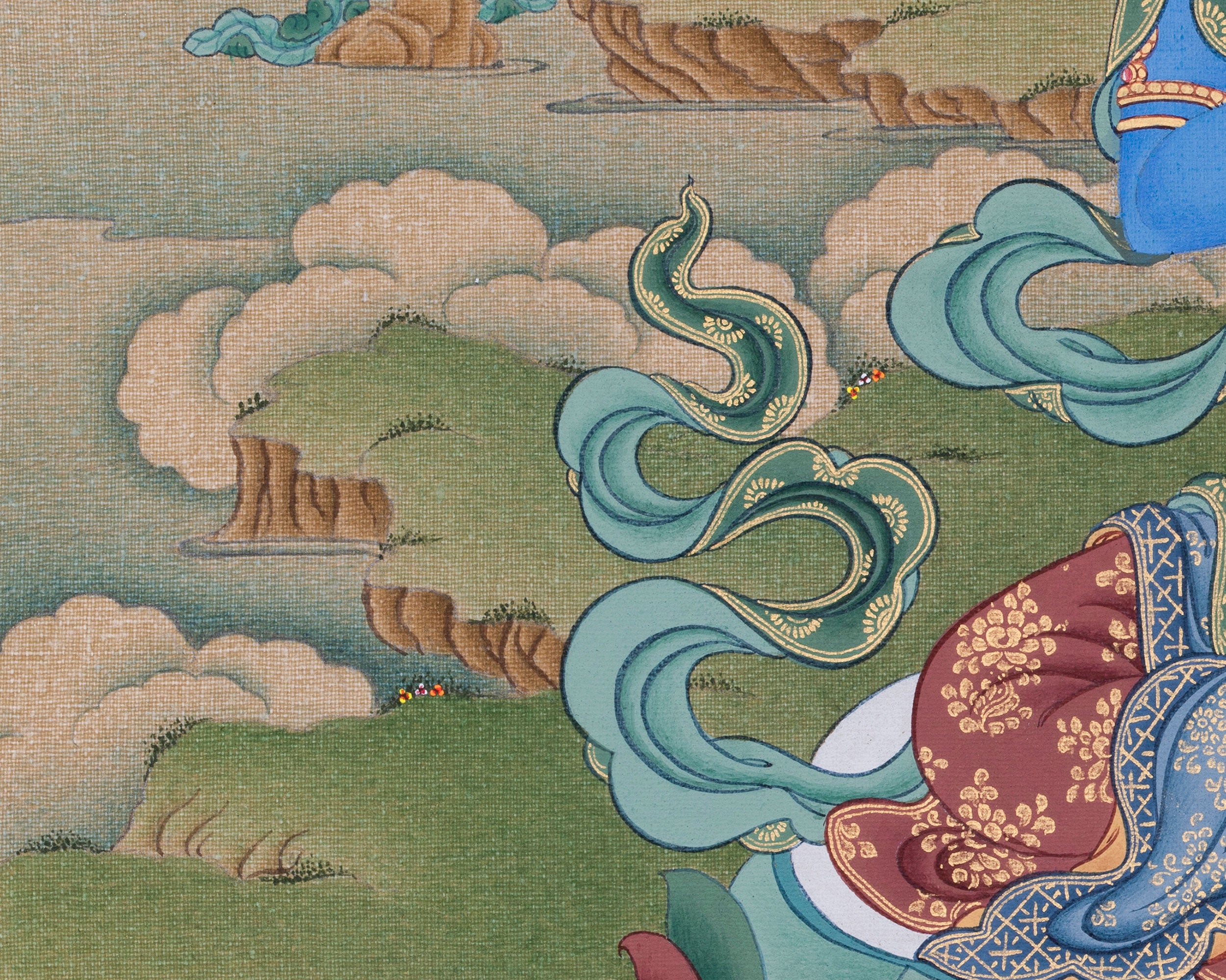 High-Quality Canvas Print of Akasagarbha Bodhisattva | Infinite Space, Knowledge & Generosity