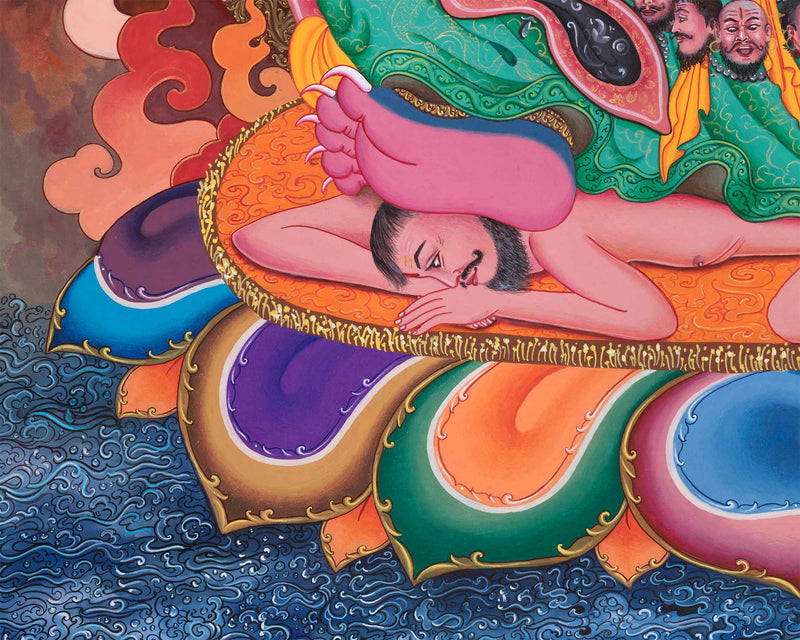 Mahakala Bernag Chen Digital Print | Himalayan Artwork | Discover The Transcendental Energy