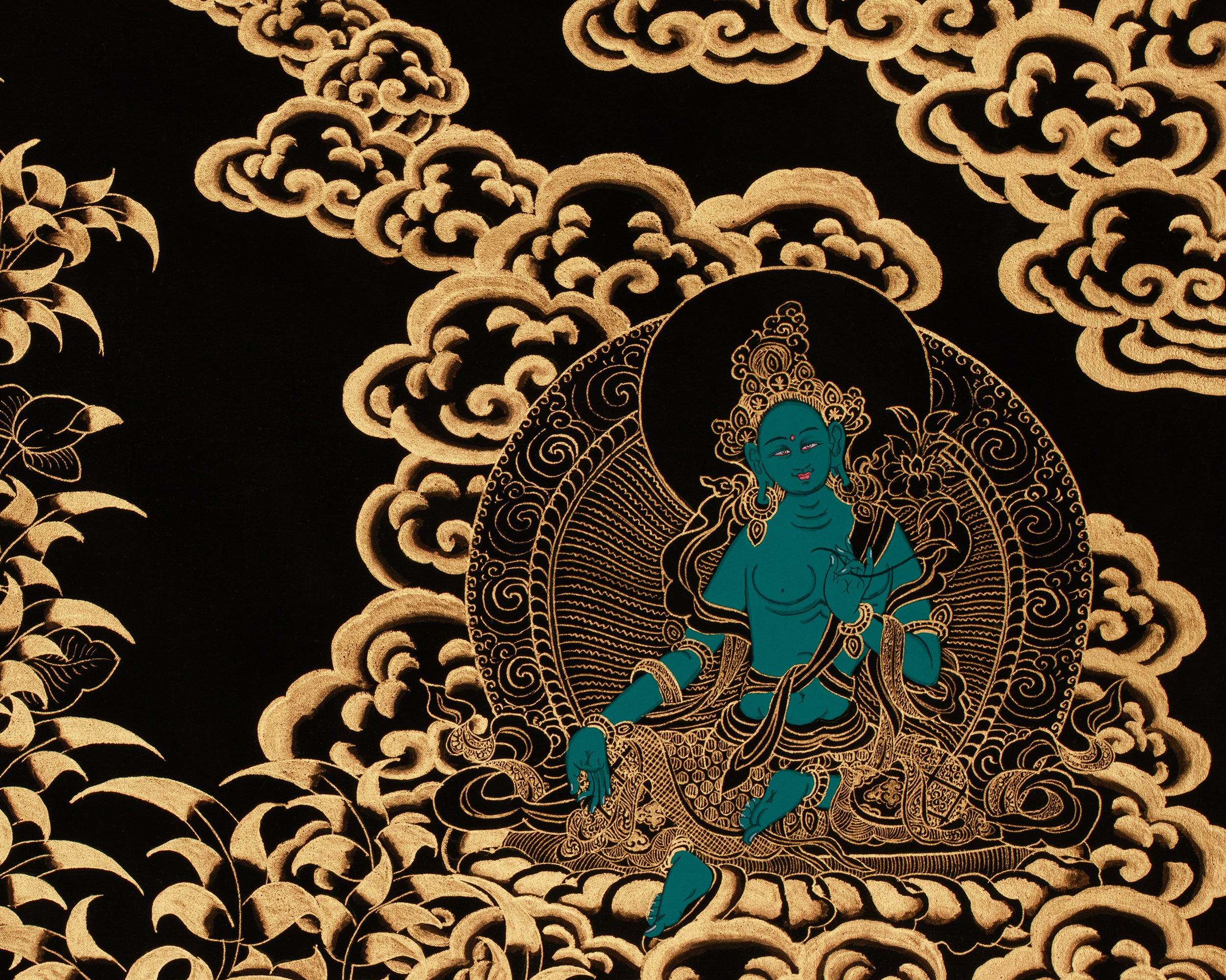 Sacred Art Of Chenrezig | Avalokiteshvara, Amitabha Buddha, White Tara, Green Tara, Manjushri & Vajrapani