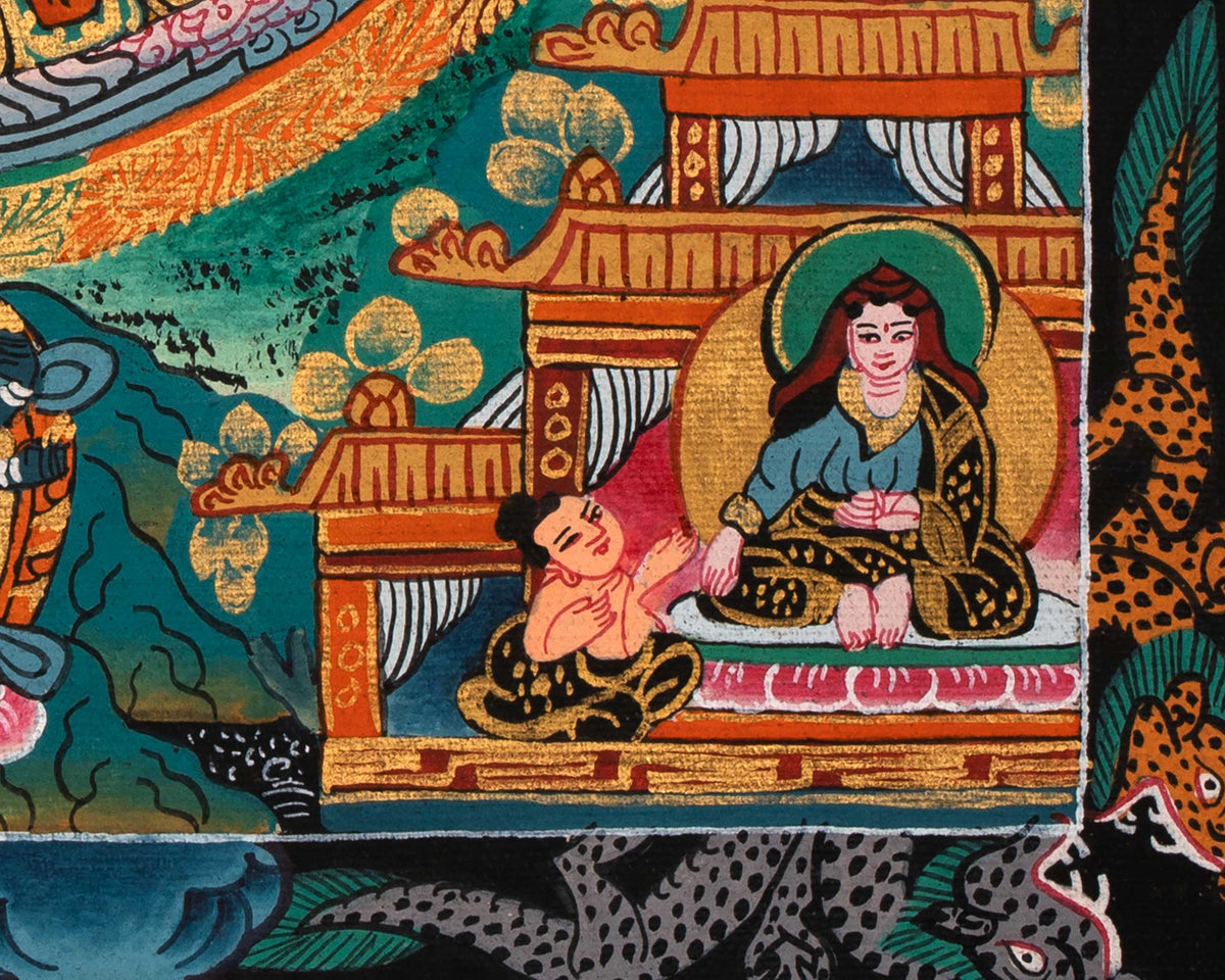 Tibetan Buddha Mandala  | Spiritual Mandala Wall Art