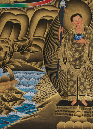 Enlightened Presence: Gautama Buddha Canvas Print | Enlightened One with Disciples
