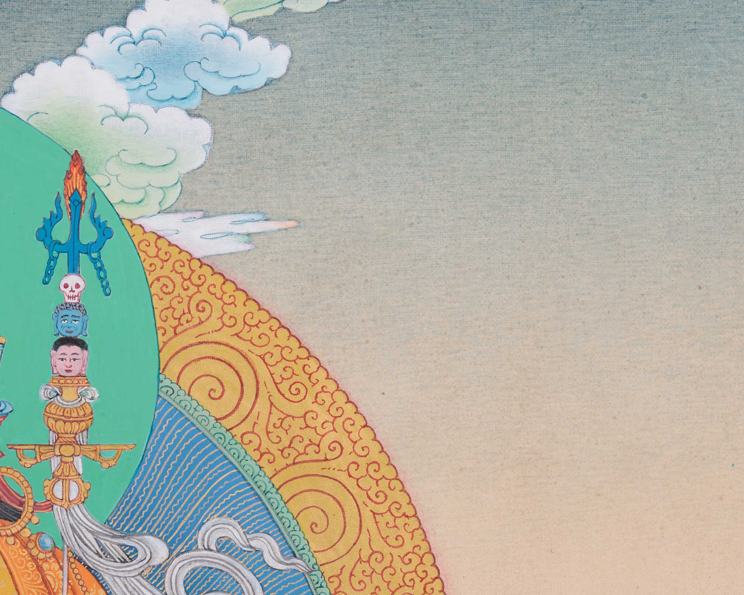 Sacred 28 Inches Guru Padmasambhava | Guru Rinpoche, the Second Buddha of Tibet