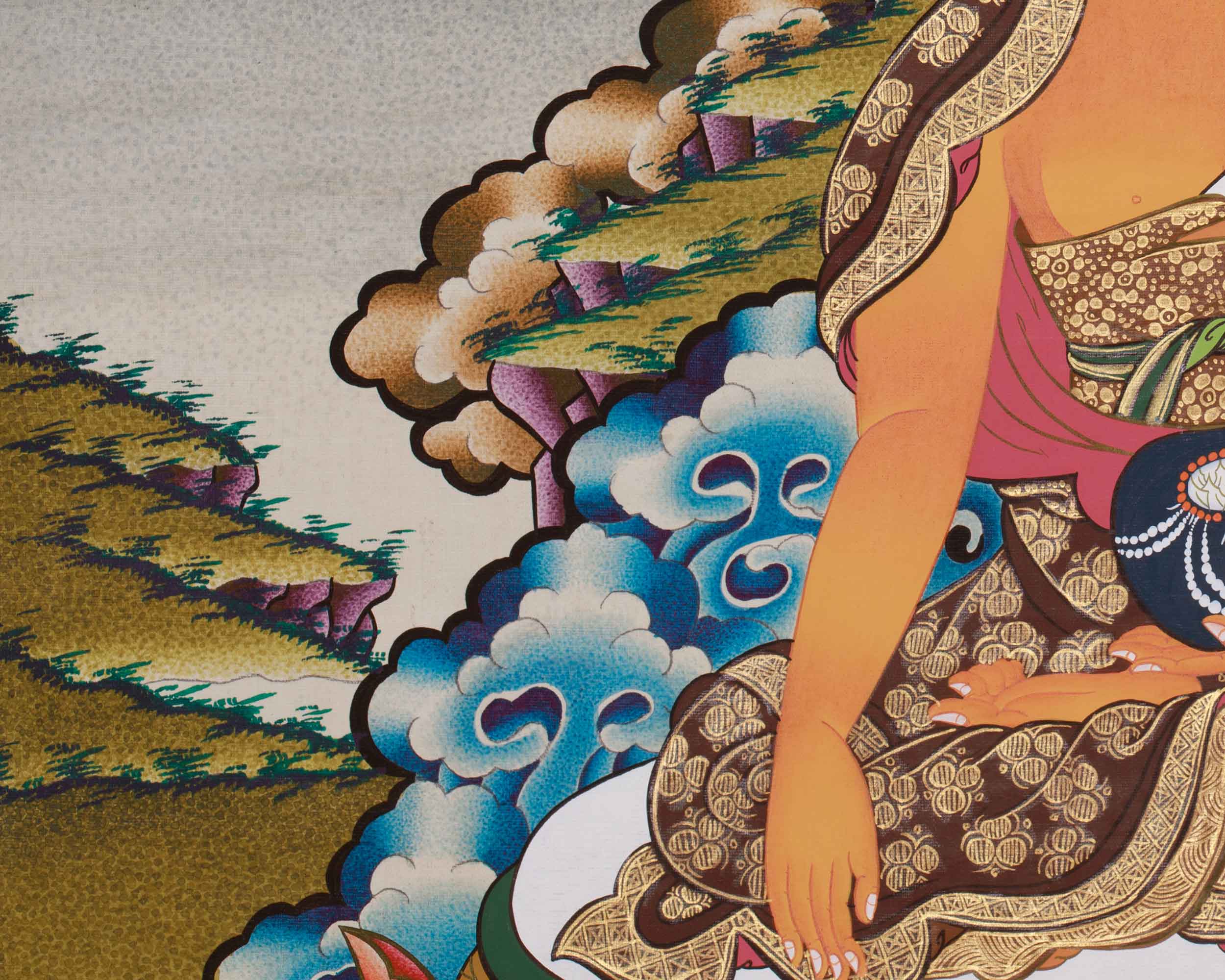 Shakyamuni Buddha Thanka | A Sacred Representation of the Buddha’s Enlightenment