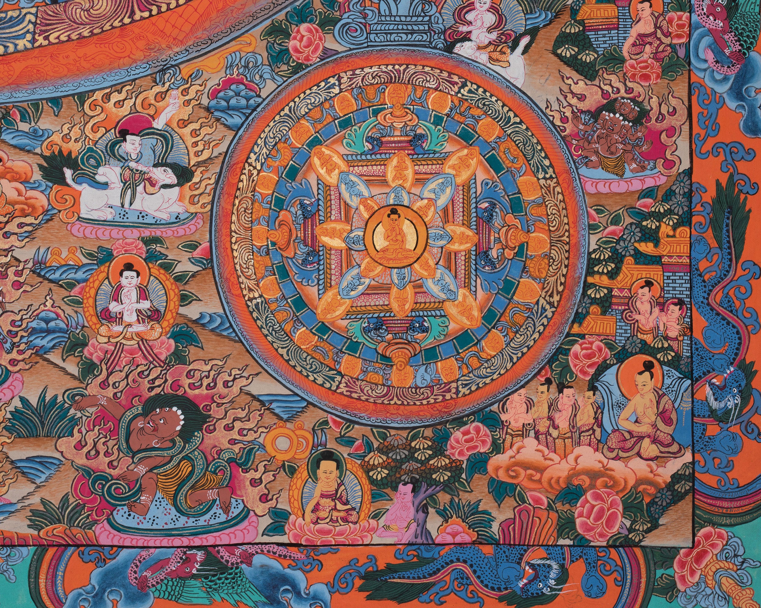 Buddha Mandala Thangka | Tibetan Thangka Art