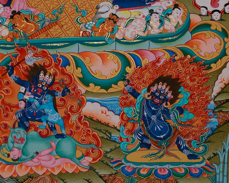 Yamantaka With Other Deities | Yamantaka and Divine Beings in Vajrayana Buddhism