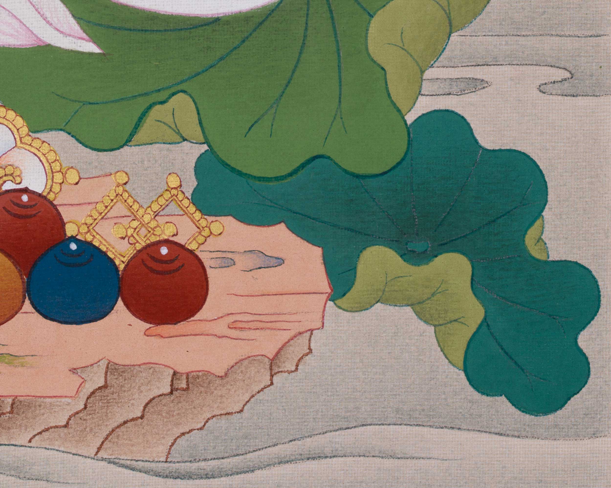 Himalayan Chenrezig Art | Sacred Avalokiteshvara Thangka | Compassion Deity