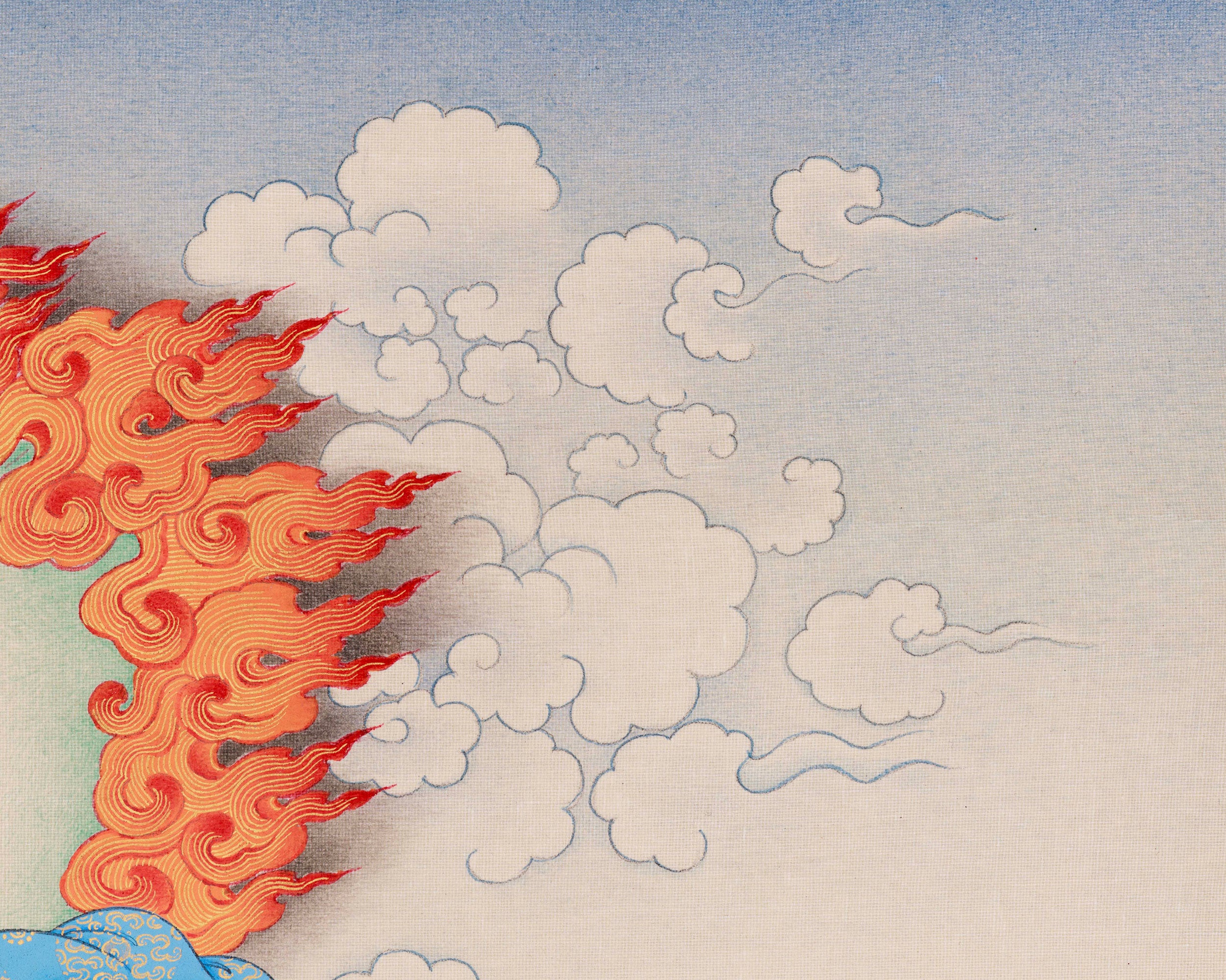 Dakini Achi Chokyi Drolma Thangka | The Founder of Drikung Kagyu