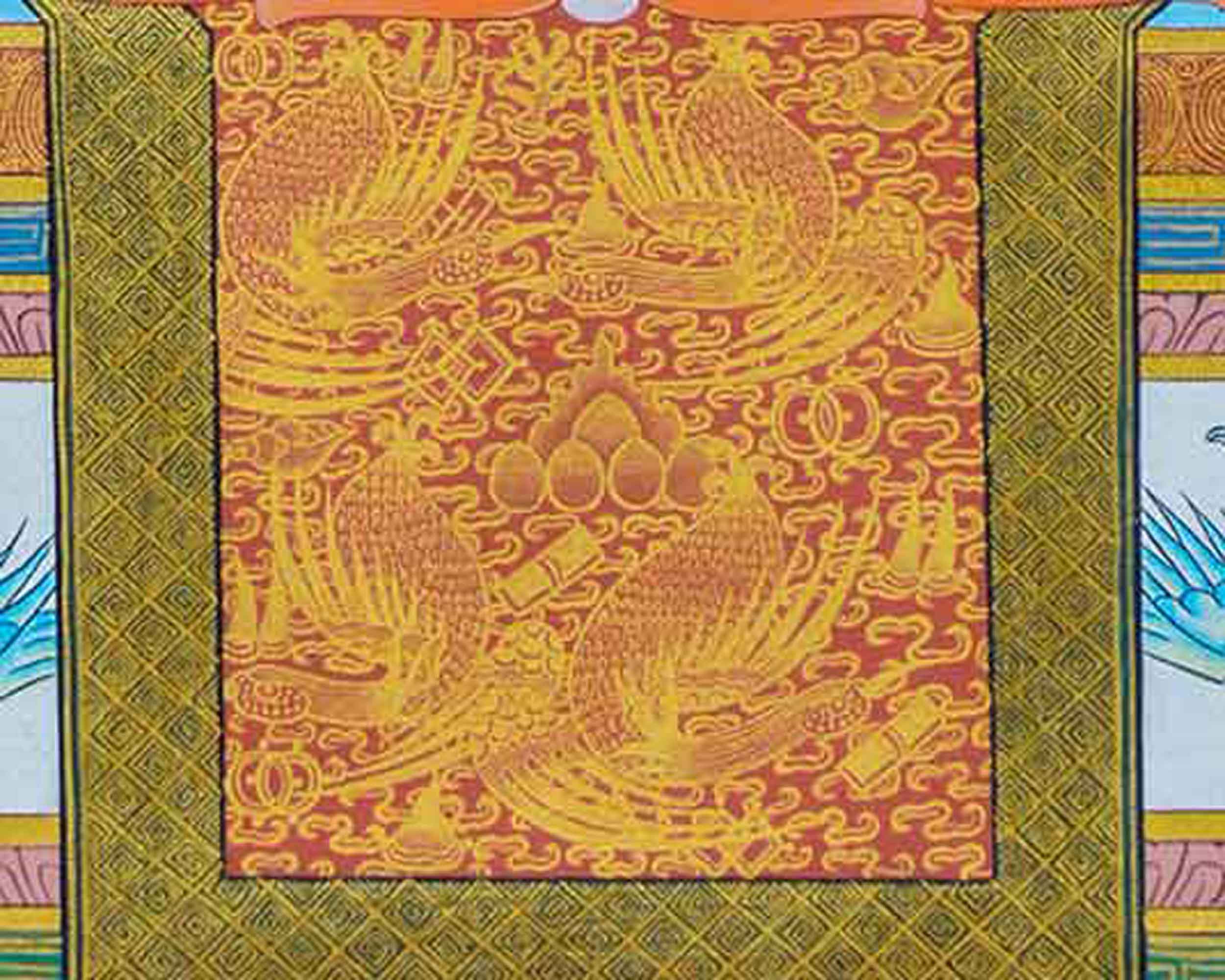 Amitayus Buddha Thangka | Traditional Art for Mindfulness | Meditation Aid